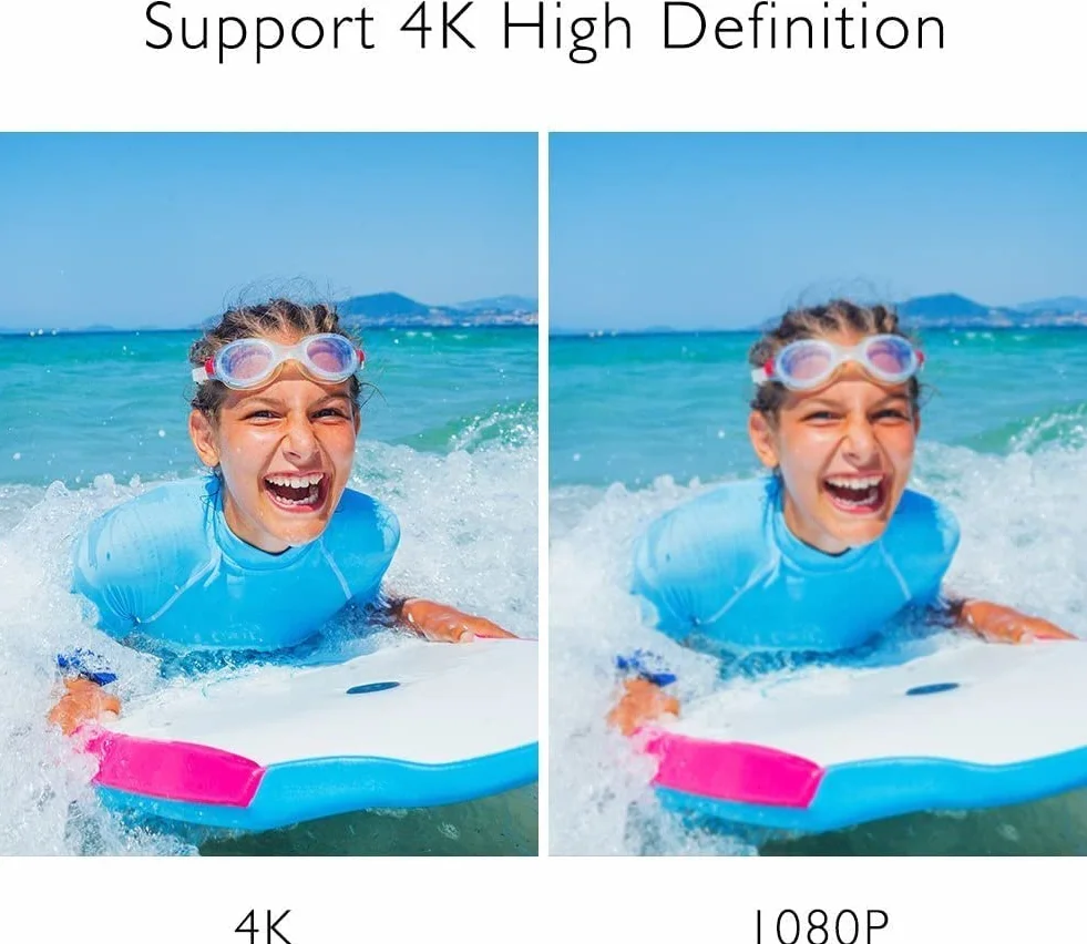 AKASO EK7000 Kamera sportowa 4K30FPS - 20MP Ultra HD kamera podwodna 170 stopni, szeroki kąt, wodoodporna kamera z zestawem akcesoriów - czarna