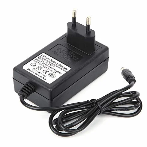 Ejoyous Ładowarka z pistoletem do masażu, adapter do pistoletu do masażu, adapter wtyczki, kabel zasilający do pistoletu do masażu mięśni, uniwersalny adapter, Réglementation européenne 25.2V, stary