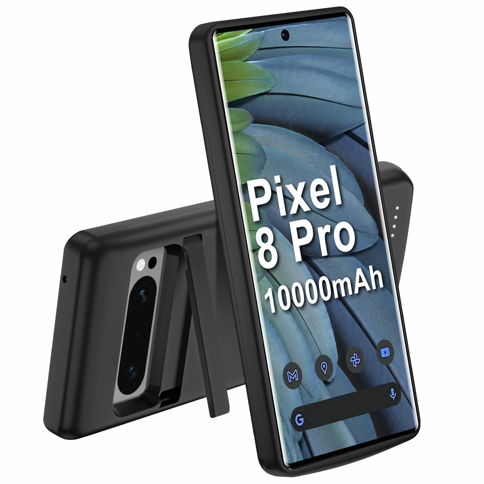 Etui do bezprzewodowego ładowania Google Pixel 8 Pro, przenośny akumulator 10000 mAh Qi