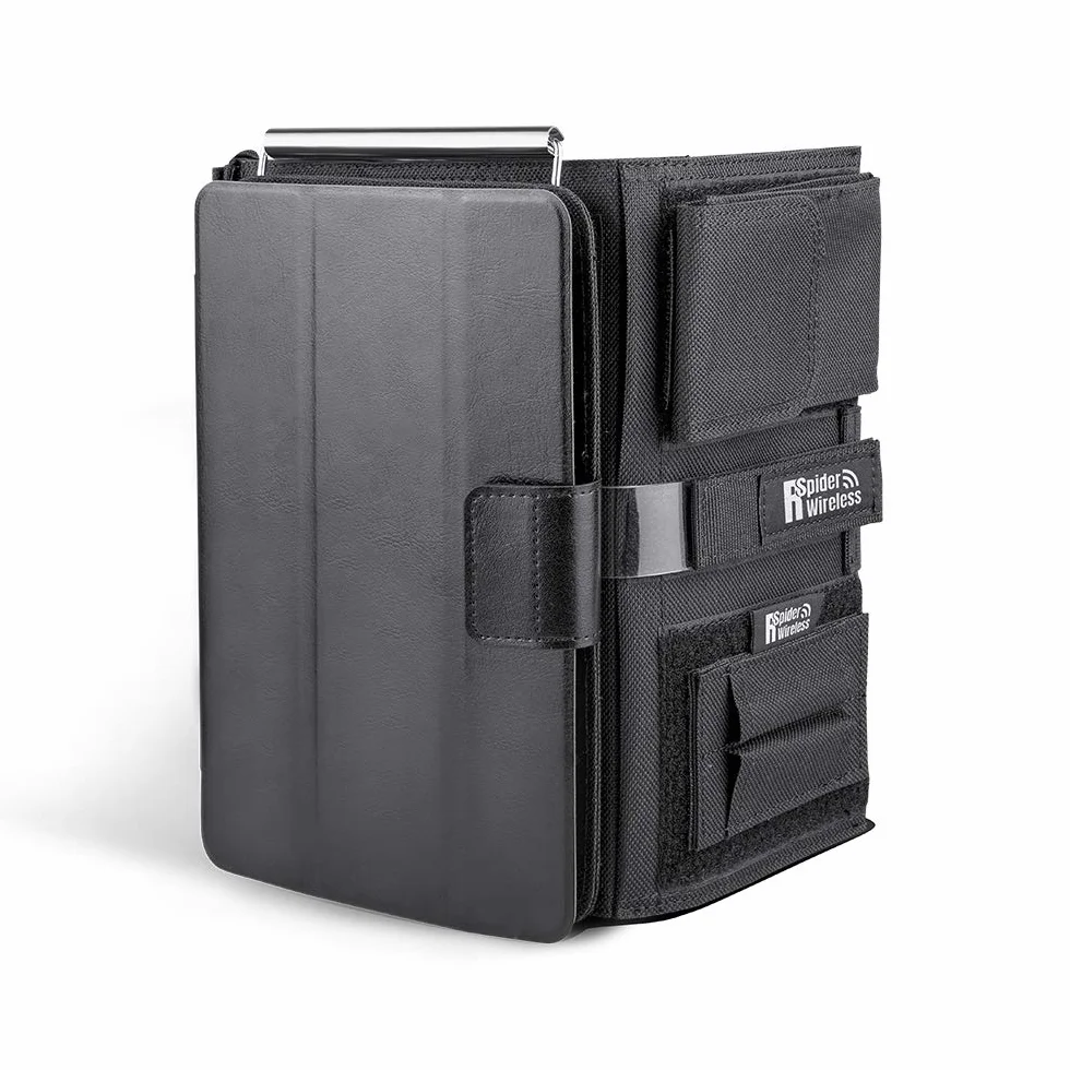 Pilot Kneeboard z aluminiowym schowkiem. Kompatybilny z 7,9-calowym Apple iPad Mini 3 i 4, urządzeniami z systemem Android o podobnym rozmiarze
