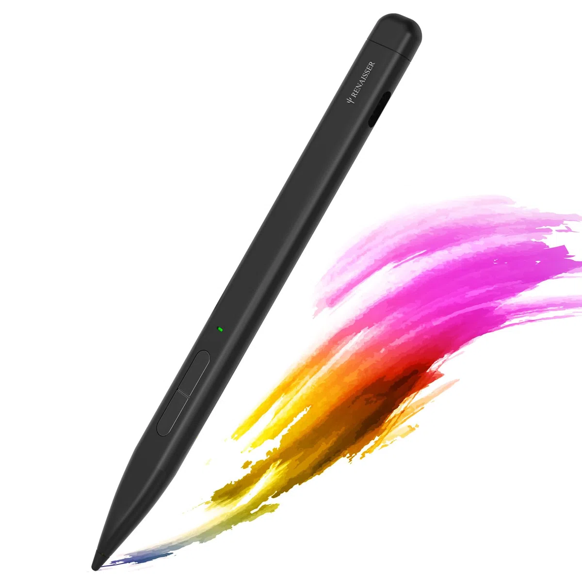 RENAISSER Raphael Slim Rysik do Microsoft Surface, kompatybilny z klawiaturą Surface Pro, wyprodukowano na Tajwanie, podwójne zastosowanie ekranu-papier, czułość na nacisk 4096, Bluetooth Shortcuts