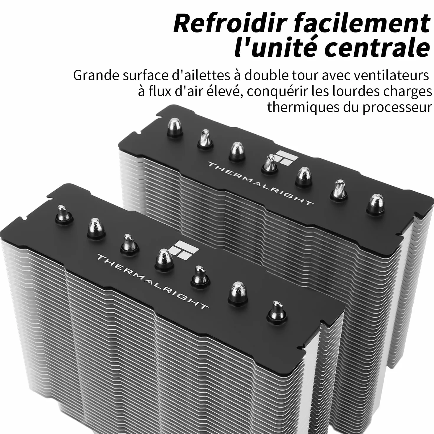 Thermalright PS120SE ARGB chłodzenie procesora, 7 ciepłowodów, wentylator Dual 120 mm TL-C12B-S V2 PWM, AGHP 4.0, łożysko S-FDB, AMD AM4 AM5/Intel 1700/1150/1151/1200