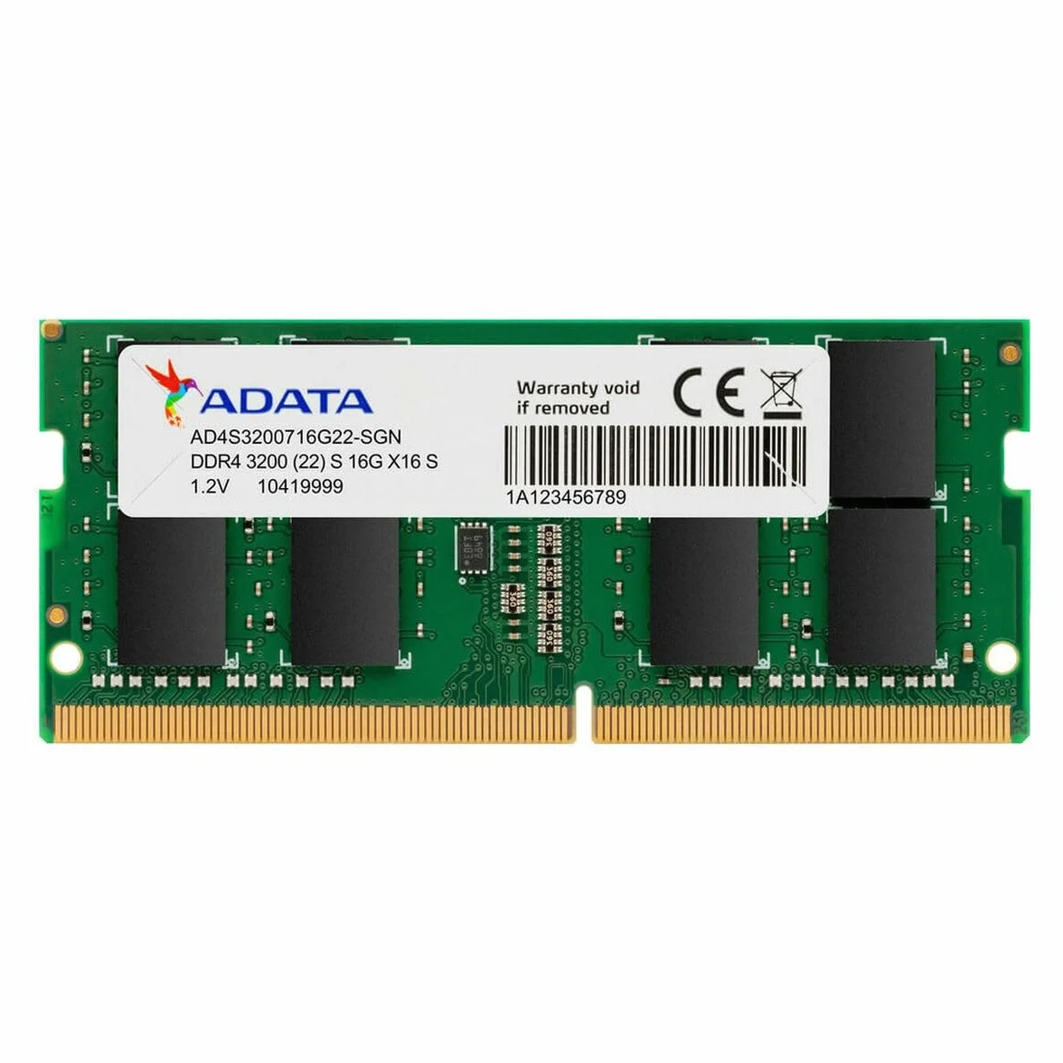 ADATA 8 GB DDR4 3200 MHz SO-DIMM Laptop RAM – Premier Series – PC4-25600/21300 – 260 Pin – CL19 – wysoka wydajność notebooka pamięć robocza – idealnie dopasowana – 10 lat , chipy Premium