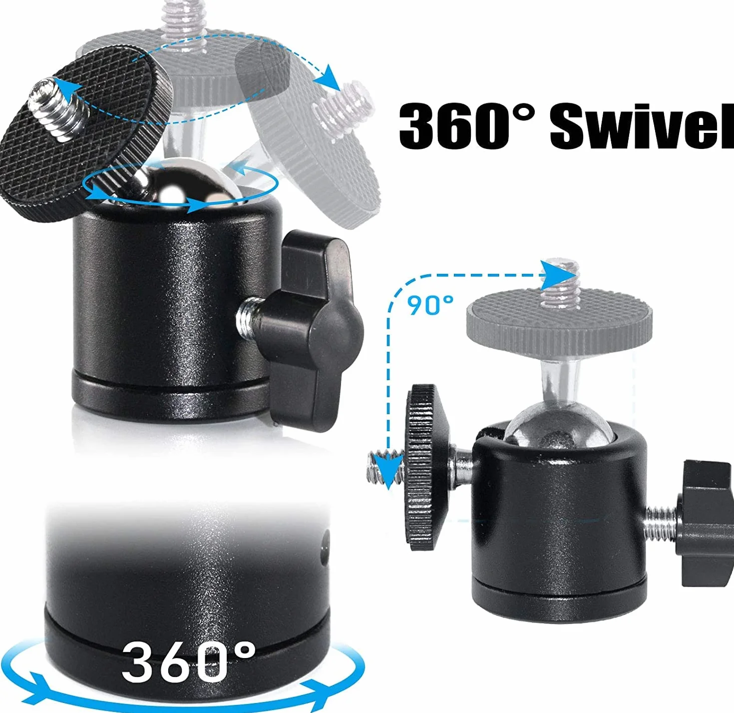 Stojak na kamerę internetową kompatybilny z Logitech StreamCam C920 C930 C922 C925e Brio C615 1/4''-20