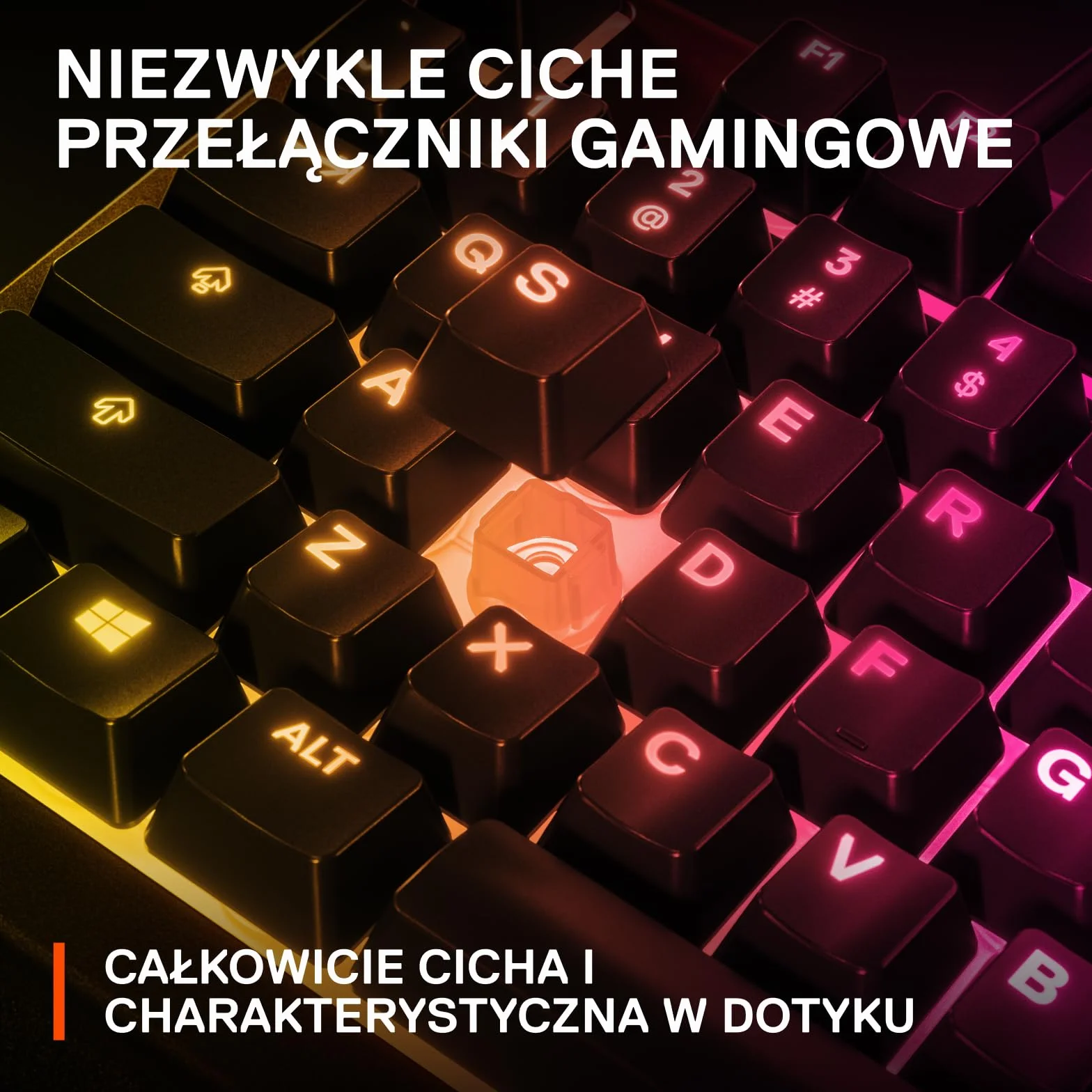 SteelSeries Apex 3 – klawiatura gamingowa – 10-strefowe oświetlenie RGB – magnetyczna podkładka pod nadgarstki premium – układ hiszpański (QWERTY)