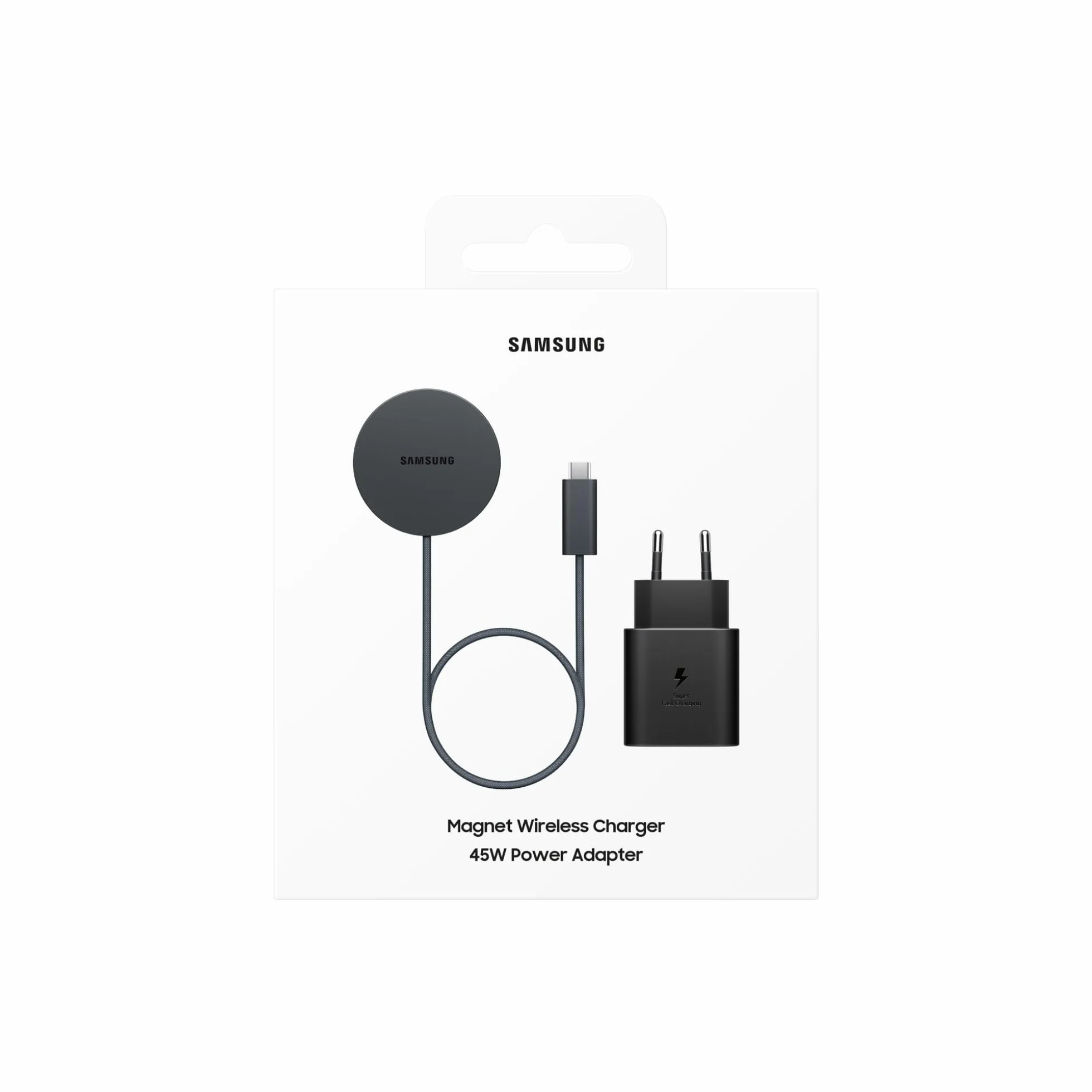 Samsung Ładowarka Bezprzewodowa Magnetyczna 25 W EP-P2900T Qi2 z Adapterem 45 W