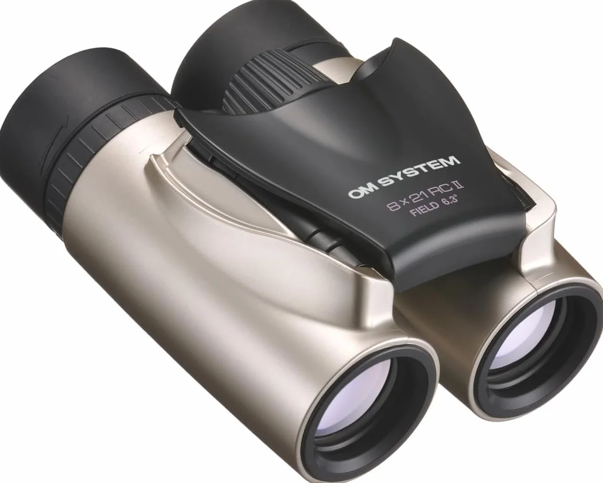 OM SYSTEM 8x21 RC II Lornetka kompaktowa z wielowarstwowymi soczewkami ochrona UV 15-letnia gwarancja