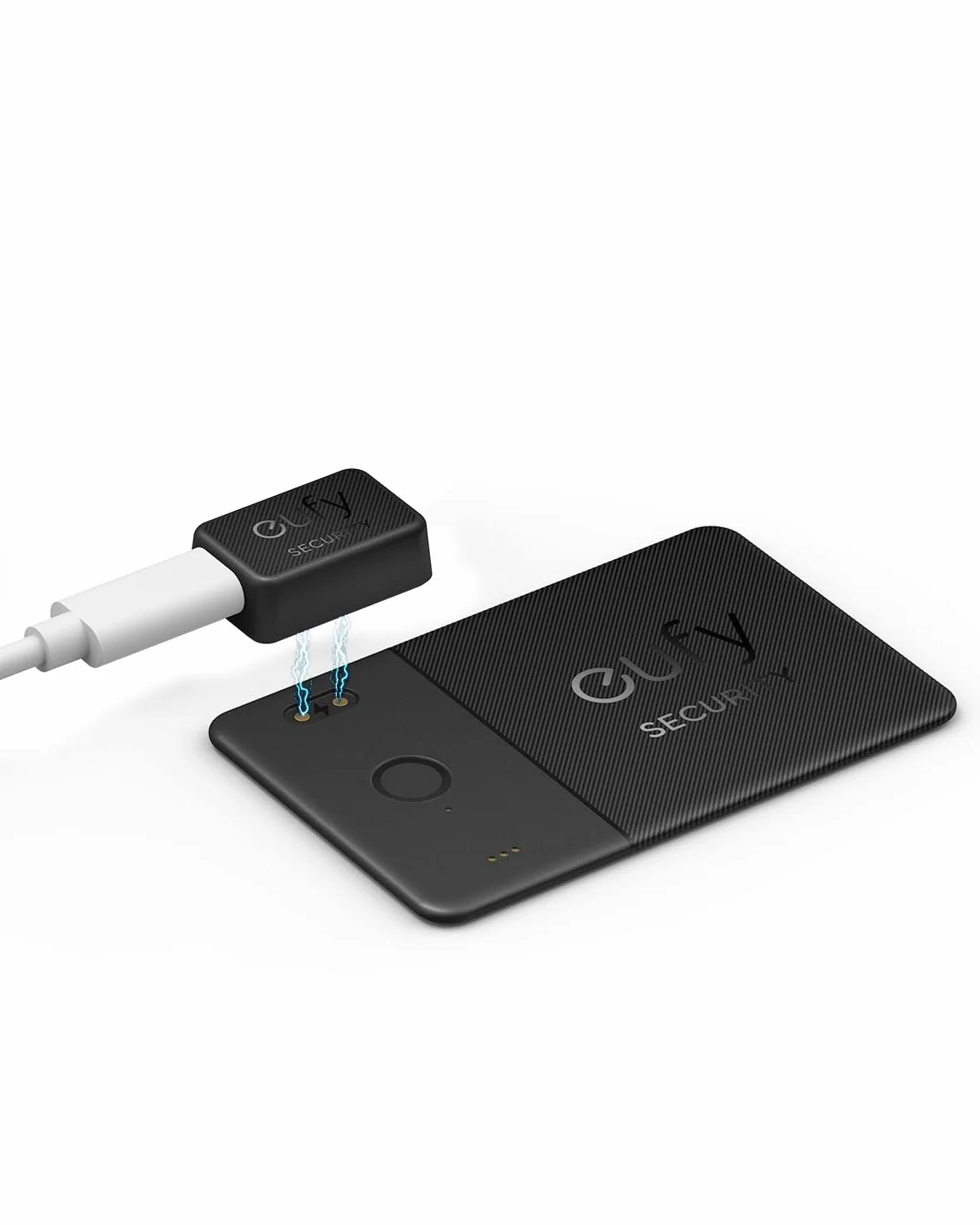 Karta SmartTrack E30 firmy eufy (czarna, 1 sztuka), ładowalna, działa z Apple Find My (tylko iOS), lokalizator Bluetooth, idealna do portfela, paszportu i laptopa, wodoodporna