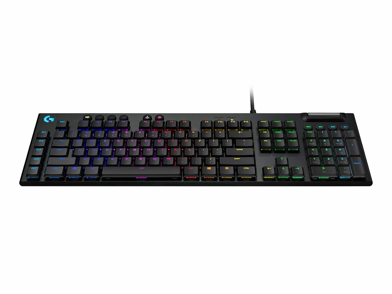 Logitech G815 Lightsync Rgb Mechanical Gaming Keyboard, Mechaniczna Klawiatura Do Gier Lightsync Rgb, Tactile Przełączniki,Pc/Mac - Czarny