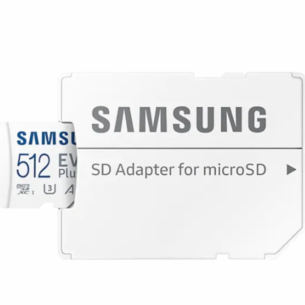 Samsung Evo Plus karta pamięci microSD SDXC U3 klasa 10 A2 130 MB/s z adapterem SD 2021 (512 GB)
