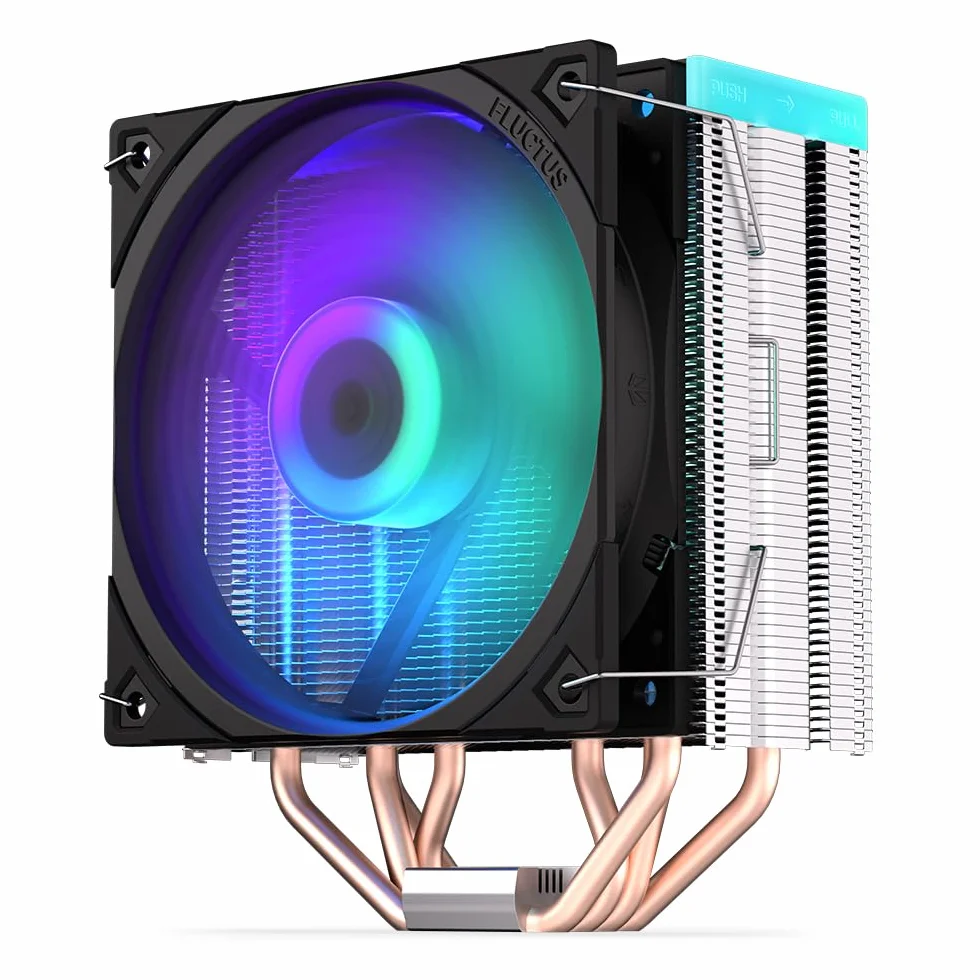 ENDORFY Fera 5 ARGB Chłodzenie CPU 120 mm PWM, Wydajny Cooler Procesora, Cichy Radiator Wieżowy, 4 Heatpipe, ARGB LED + Kontroler, AM5 AM4 LGA1700 Intel AMD, 220W TDP