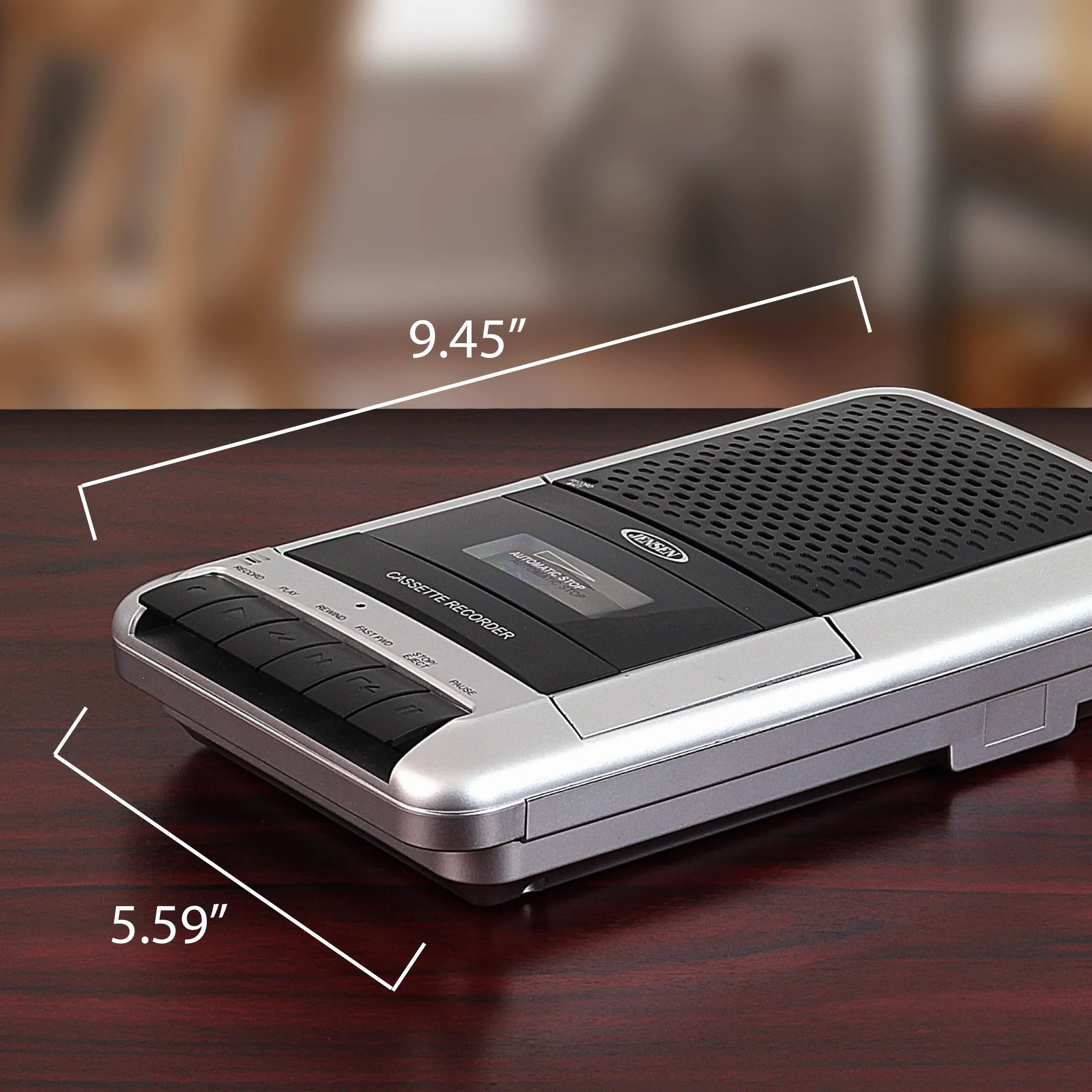 Jensen MCR-100 cassette recorder player