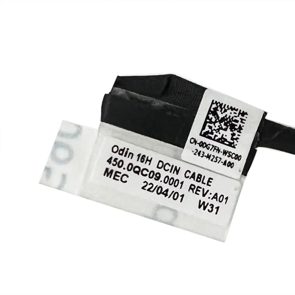 Gintai DC JACK ZŁĄCZE PORT ŁADOWANIA ZASILANIA dla Dell Inspiron 16 7620, Inspiron PLUS 7425 7420 2-IN-1, Vostro 7620 ODIN 16H 450.0QC09.0001 450.0QC02.0002 00G7FN 0DG7FN