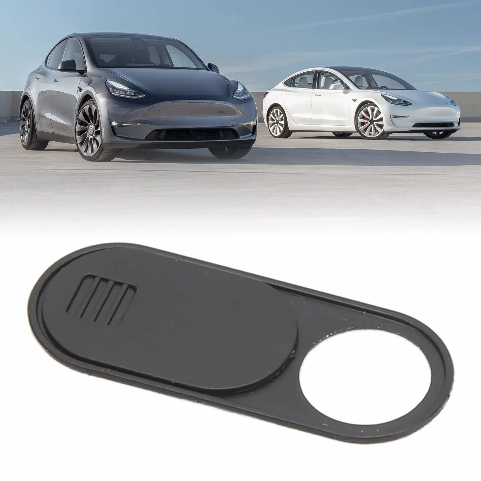 Car Camera Camera Cover, Ultra Cienka pokrywka kamery internetowej do laptopa, szkiełko z kamery laptopa, cienka czarna kamera ABS Blocker Cover Camera Wymienca