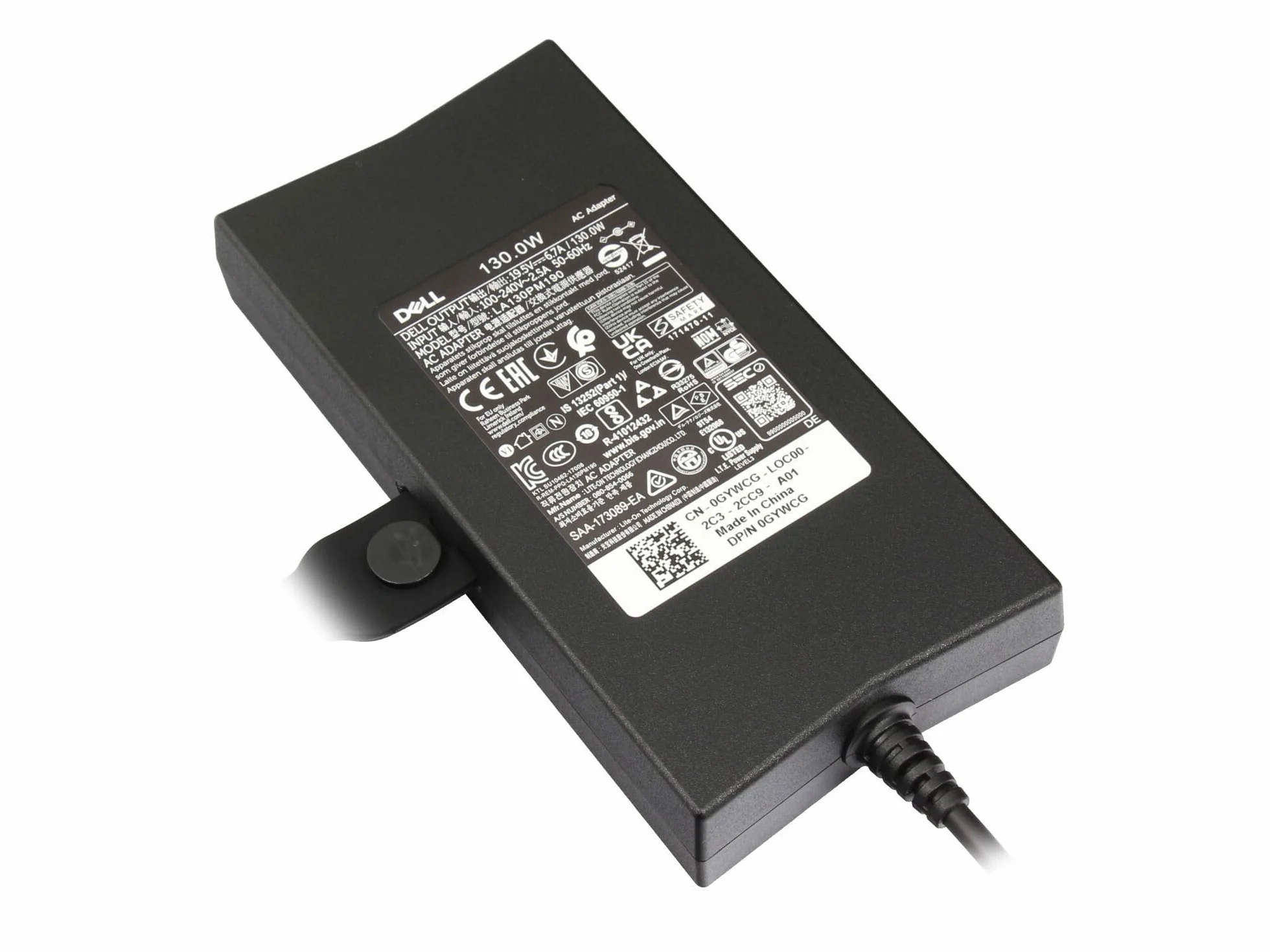 Dell XPS 15 (L502X) original Zasilacz 130 Watt smukły