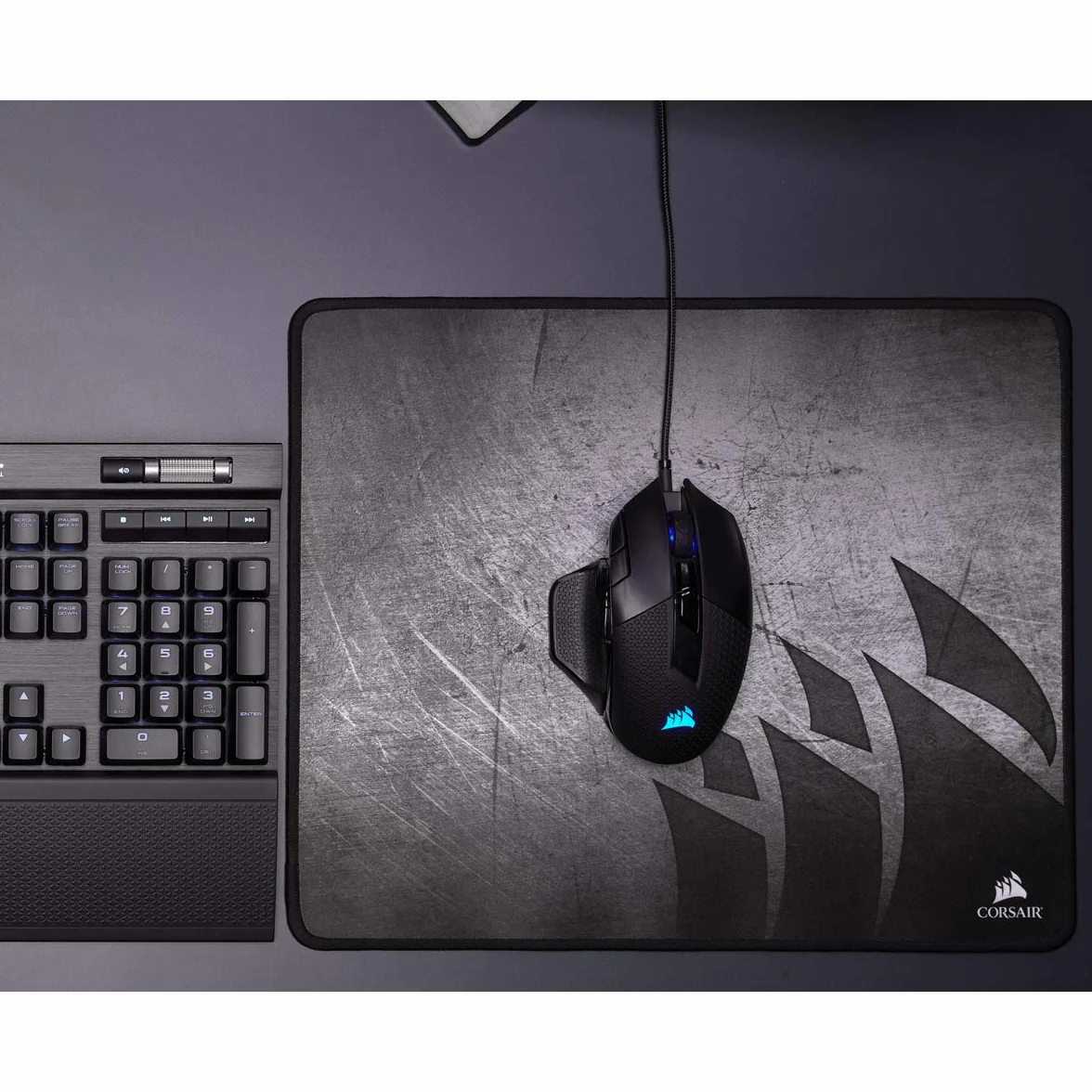 Corsair NIGHT SWORD CH-9306011-EU, Mysz, Czarny/Niebieski