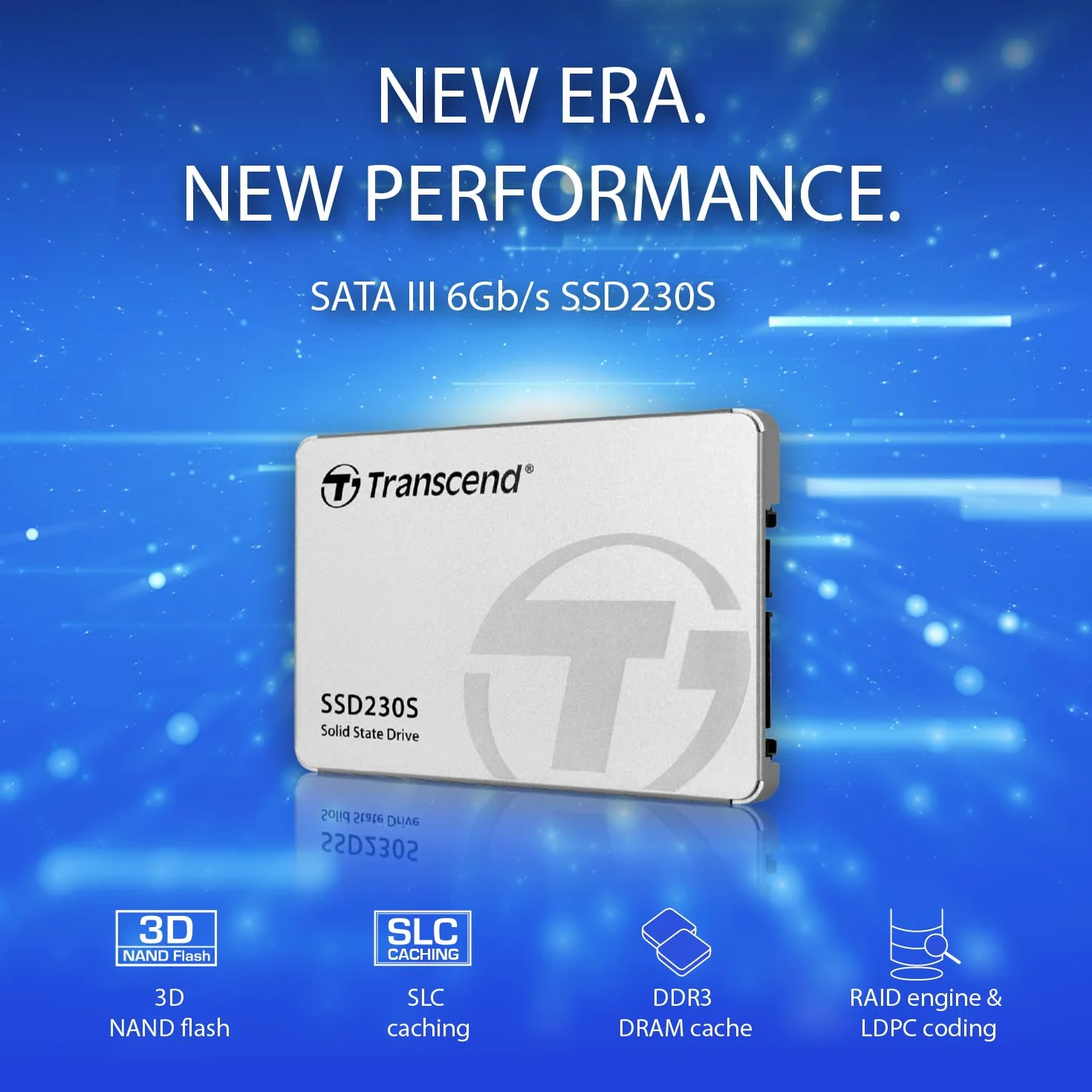 Transcend SSD230S 128 GB 2,5" SATA SSD 3D TLC z pamięcią podręczną DRAM (TS128GSSD230S)