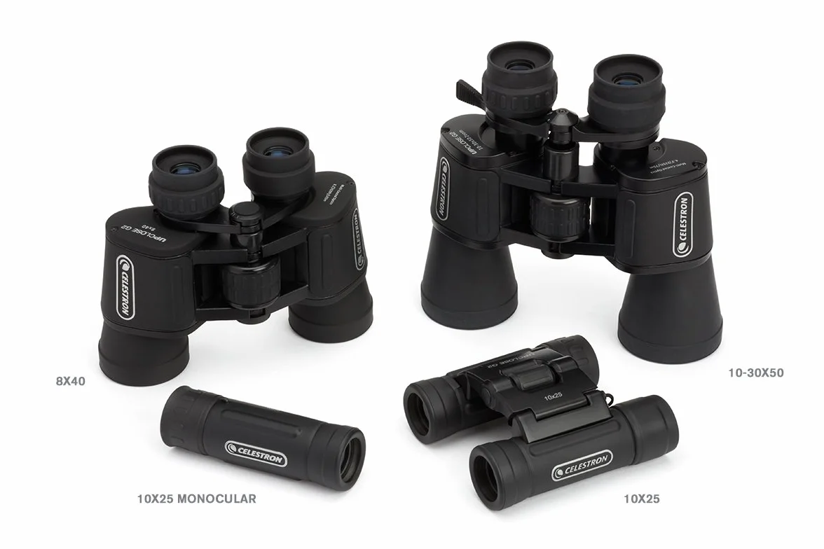 Celestron 71252 UpClose G2 8x40 Porro Prism Binoculars, Black