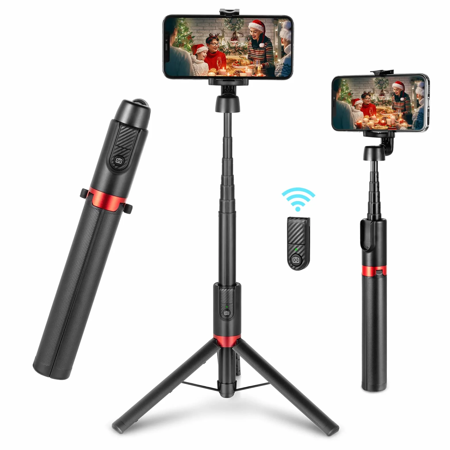 SMALLRIG Statyw Selfie Stick ST20 z pilotem Bluetooth 130cm przenośny do telefonów