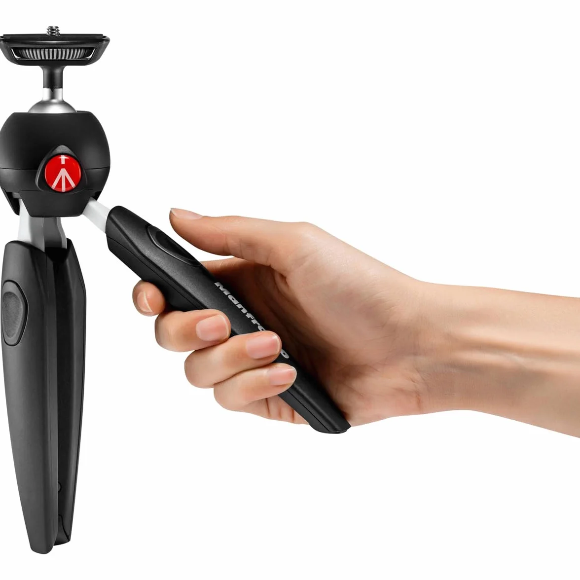 Manfrotto PIXI EVO 2 Częściowy Mini Statyw do Aparatów Bezlusterkowych, Czarny, 1 Sztuka