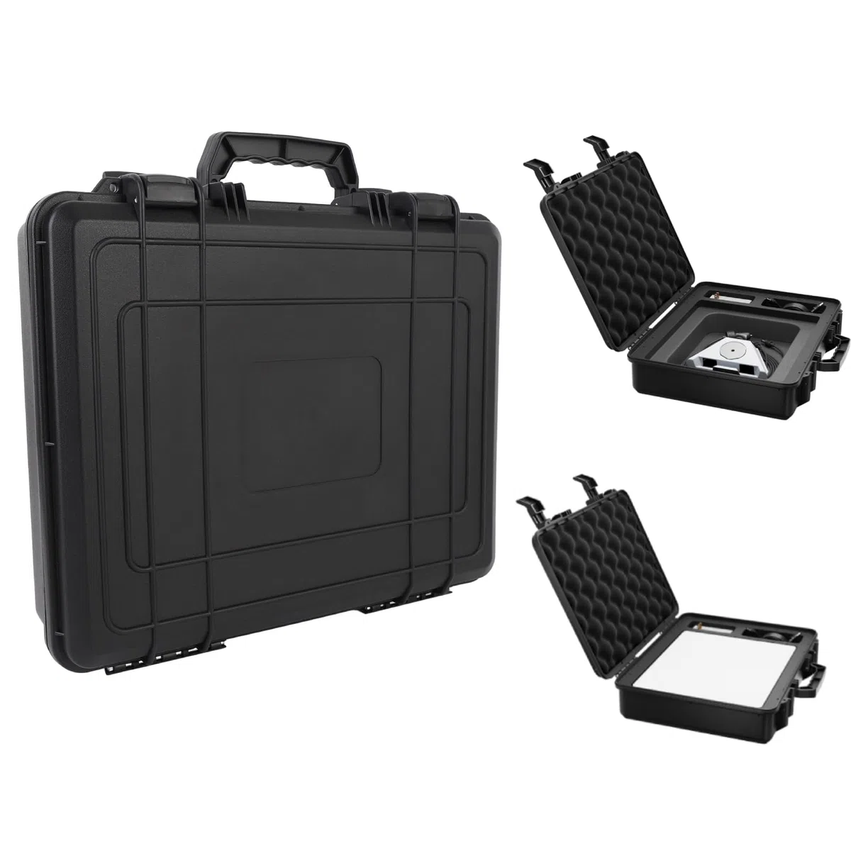 Wodoodporna Twarda Obudowa do Zestawu Mini Dish, Torba Podróżna z piankową wyściółką, do Mini, Podstawka, Adapter do Rur, Kable Zasilające