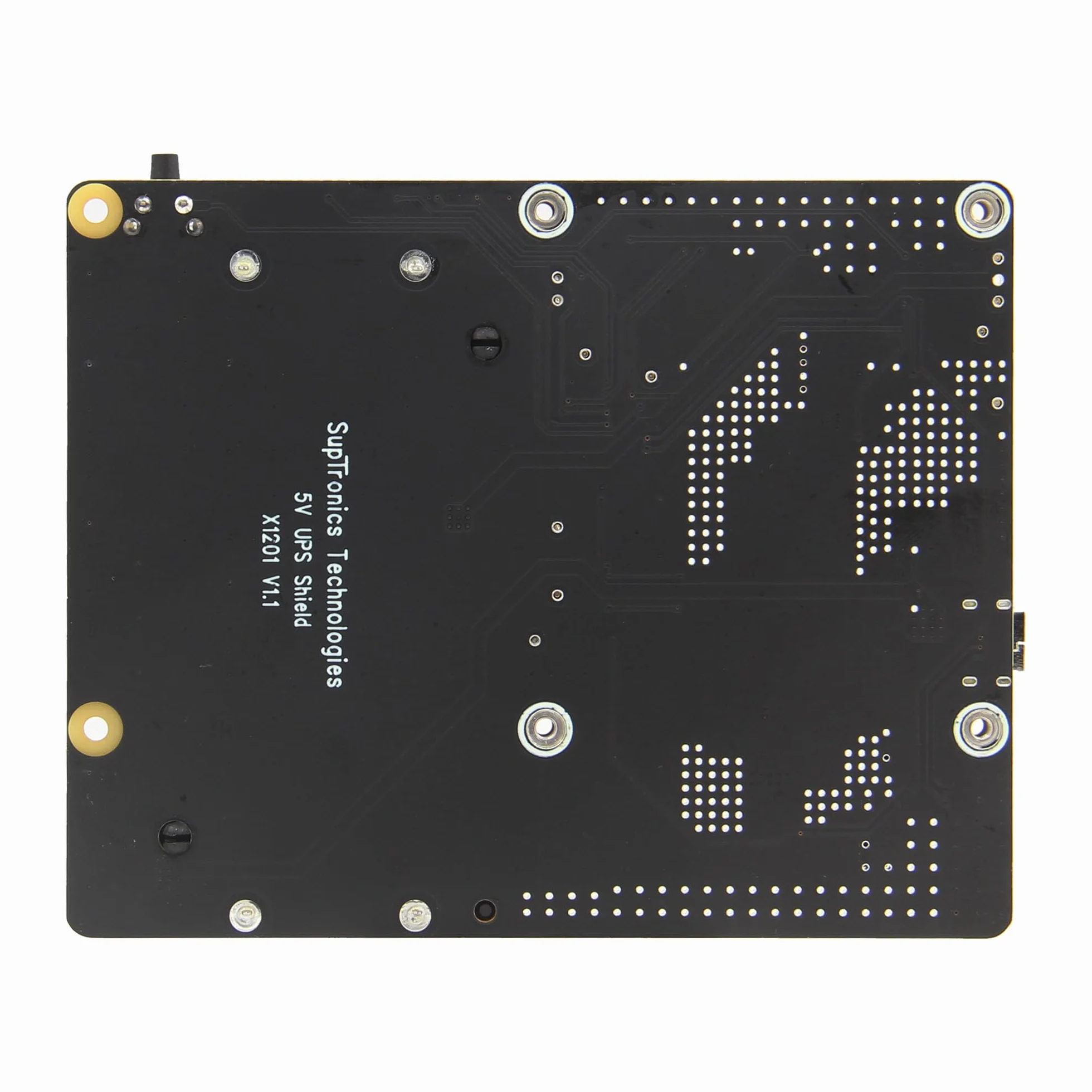 Geekworm X1201 Ultra-thin 18650 UPS Shield for Raspberry Pi 5, with Max 5.1V 5A Output & Auto Power On & Safe Shutdown & Power Loss Detection Function