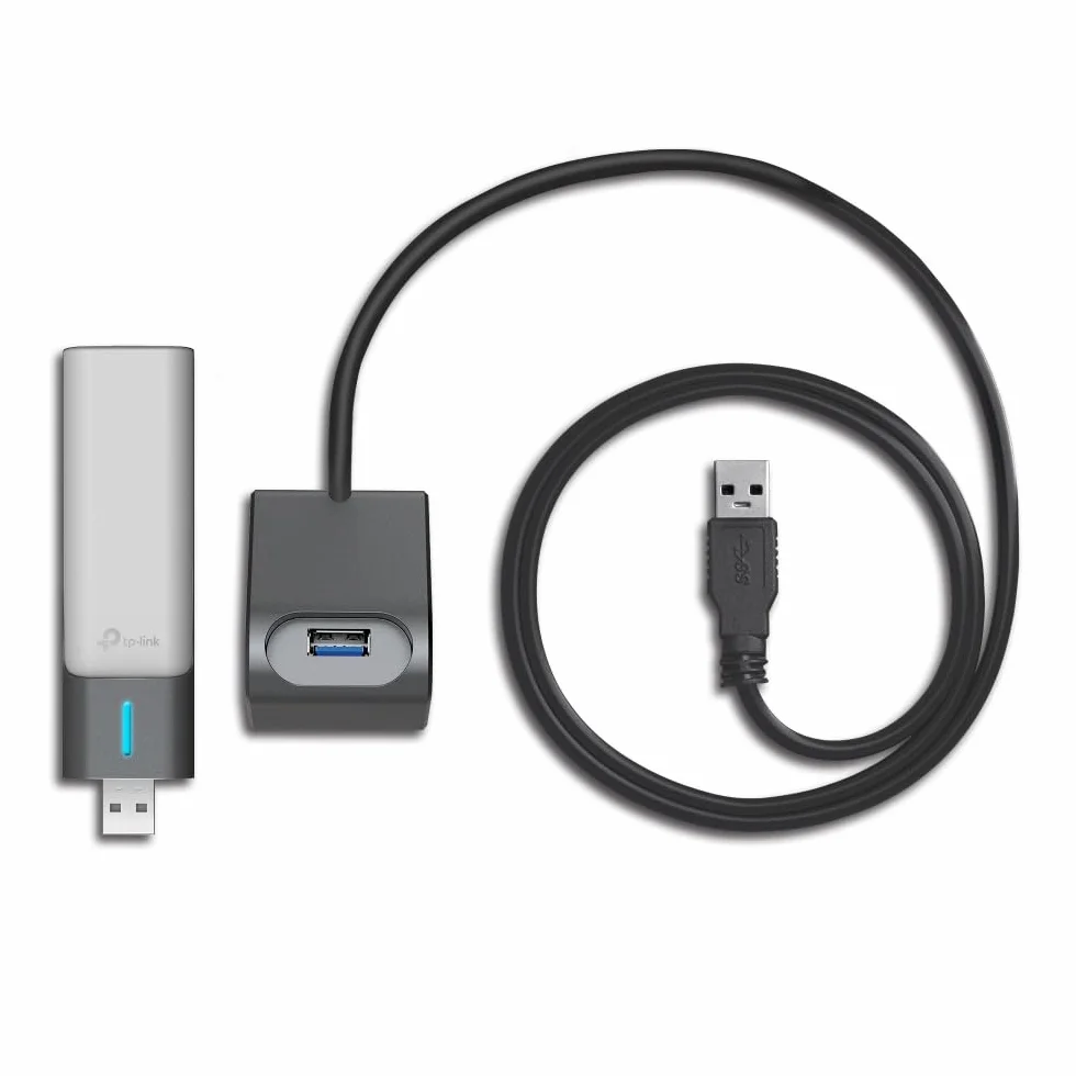TP-Link Archer TX50UH – Dwuzakresowy adapter USB WiFi AX3000, Anteny o wysokim zysku, USB 3.0, Zabezpieczenia WPA3