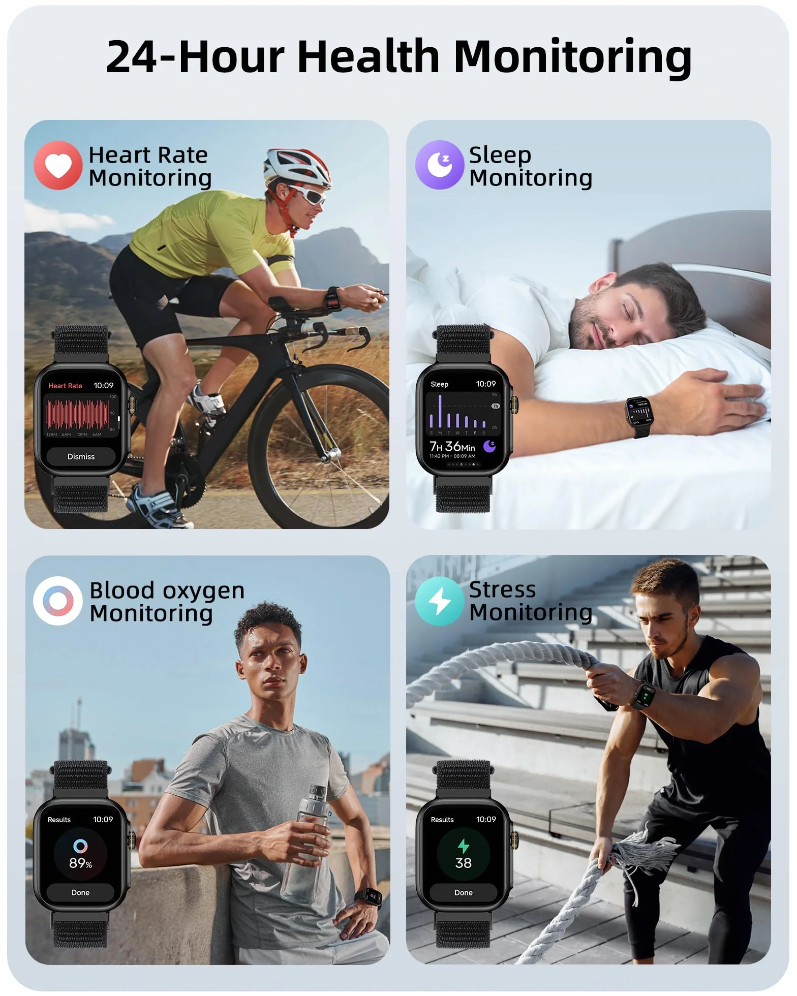 Parsonver Zegarek Smartwatch dla kobiet i mężczyzn z funkcją telefonu, Wbudowany GPS, 30M wodoodporny do pływania, 1,85" zegarek z 100+ sportami, monitorowanie tętna i snu, dla Androida i iOS, czarny