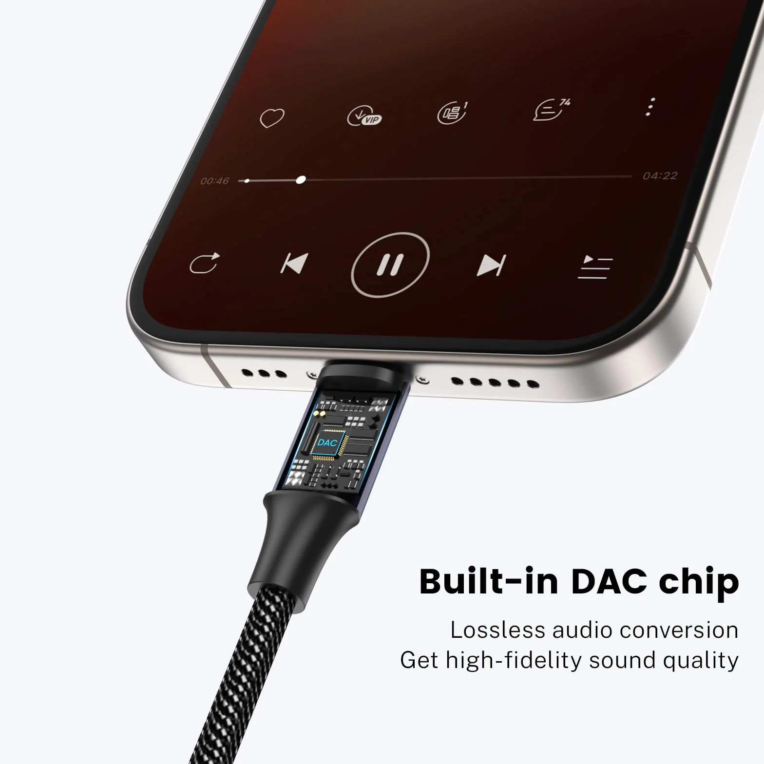 MOSWAG Adapter USB typu C na gniazdo słuchawkowe 3,5 mm, kabel USB C na Aux do iPhone'a 16 Pro Max/16 Pro/16 Plus/16/15 Pro/15, Samsung Galaxy S25, S24, S23, S22, S21, S20, Huawei, Pixel, iPad i