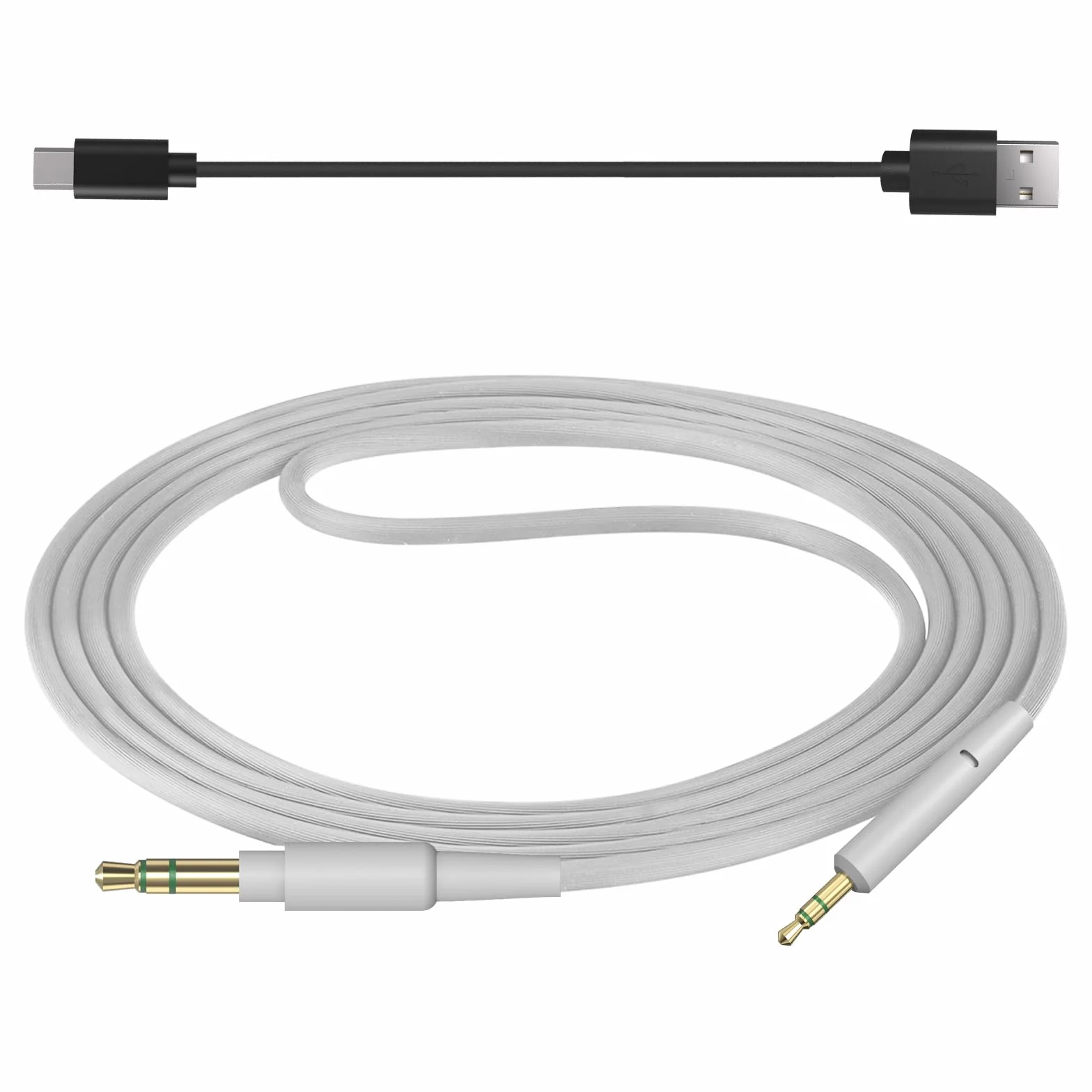 Geekria kabel audio kompatybilny ze słuchawkami Bose 700, QuietComfort Ultra, QC 45/35II/35/25/SE, wymienny przewód stereo z 3,5 mm na 2,5 mm (1,2 m/4 stopy)