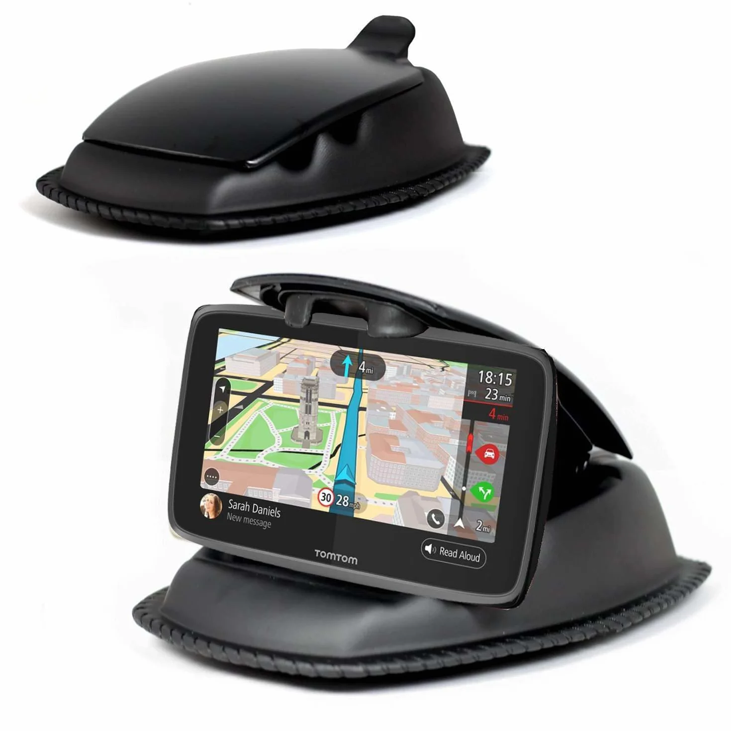 Navitech Uchwyt na desk? rozdzielcz? samochodu – kompatybilny z nawigacj? GPS TomTom GO Camper Max 7 cali