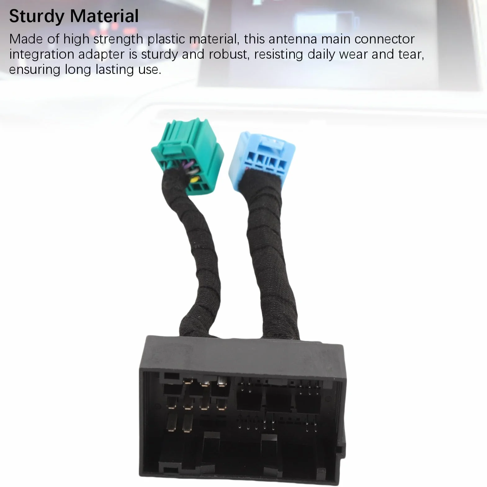 Adapter Antenowy do Stereo CAR, Główne Złącze Integracja Anteny Anteny Radiowej Wymiana Kabla Adaptera UConnect 5 z 5 -calowym lub 8,4 Cali Radiowym