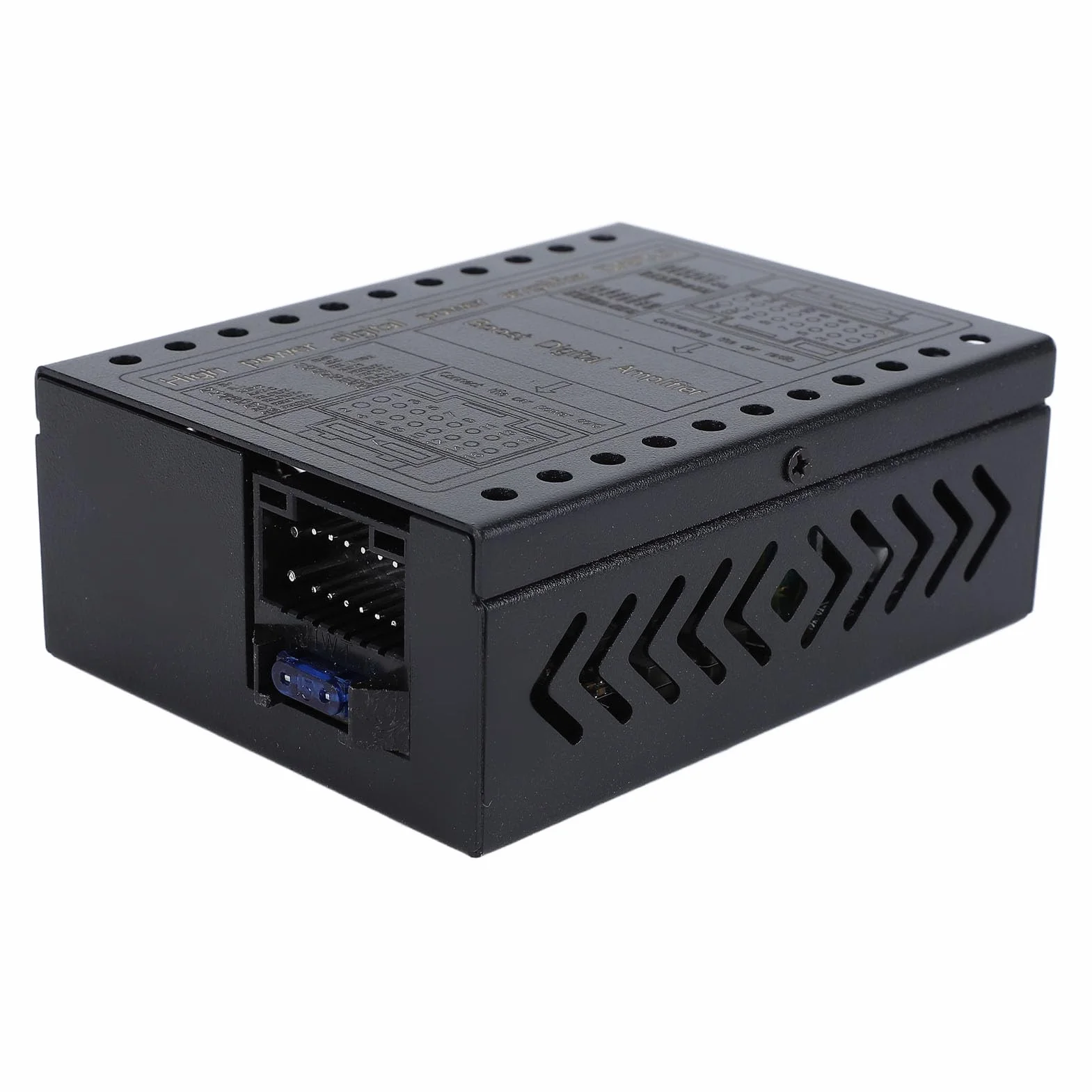 Cyfrowy Wzmacniacz Samochodowy do Procesora Dźwięku, Wzmacniacz Samochodowy DC12V 2/4 Ohm Stabilna Klasa AB Wzmacniacz Samochodowy DSP do Samochodowych Systemów Dźwiękowych