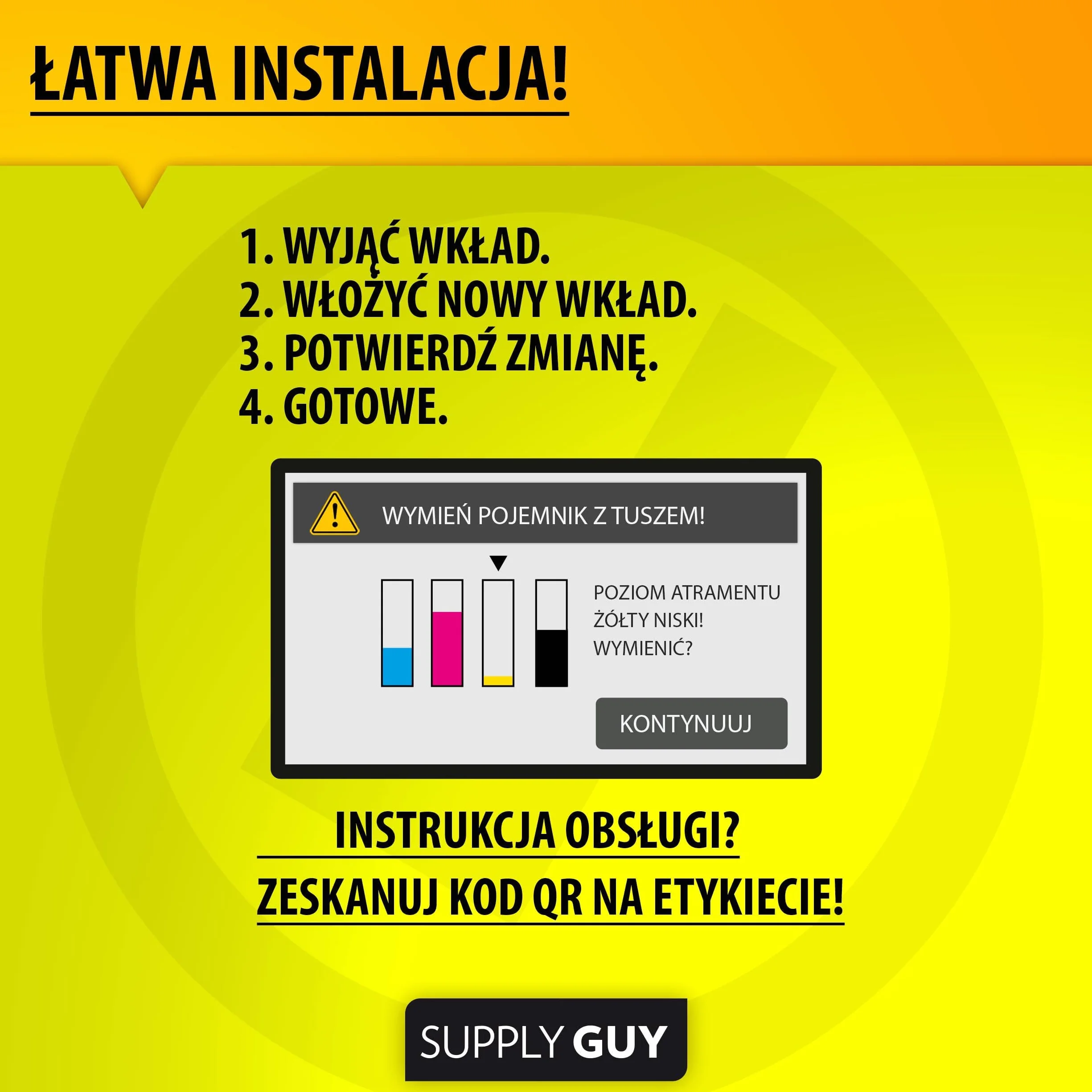 Supply Guy 6 XXL kartridże z czipem kompatybilne z Canon PGI-580 CLI-581 TS8100 TS8150 TS8151 TS8152 TS8200 TS8250 TS8251 TS8252 TS8300 TS8350 TS8351 TS8352 TS9100 TS9150 TS9155