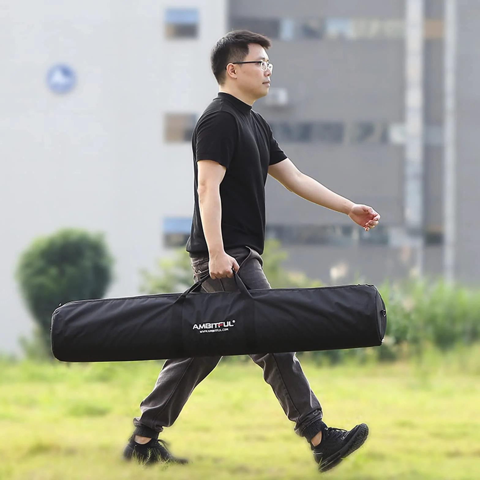 AMBITFUL Tripod Carrying Case Bag 39 in 100cm Padded Photography Accessories