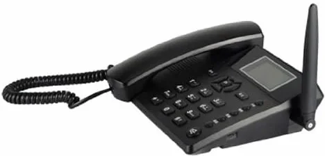 Telefon stołowy z kartą SIM GSM na stół/biurko