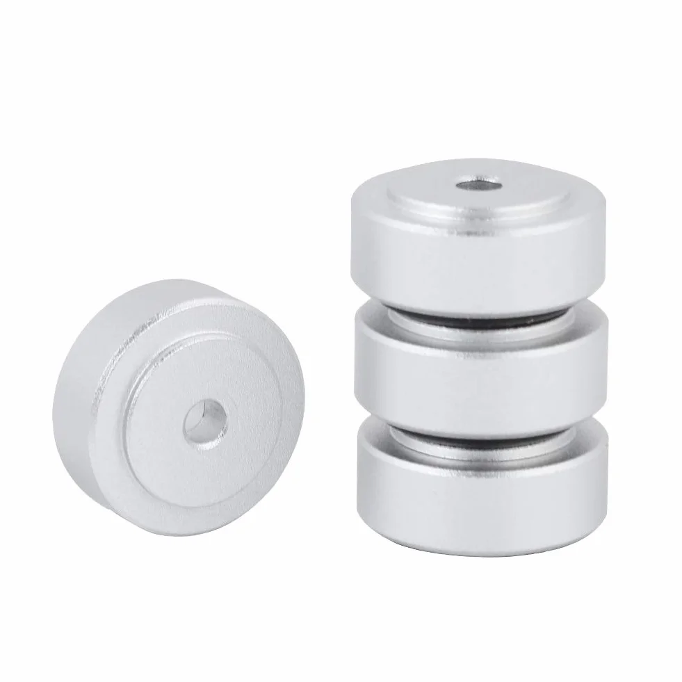 4 szt. 20 x 8 mm stop aluminium HIFI AMP głośnik, nóżki, amortyzator audio, podkładka pod nogi, czarny, srebrny, złoty, rozgałęźnik