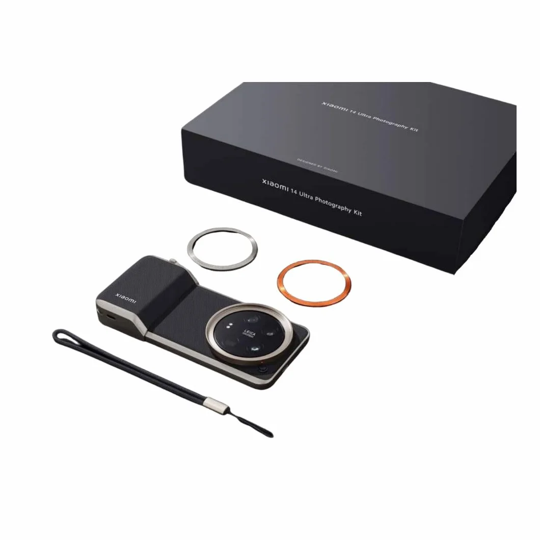 Xiaomi 14 ultra profesjonalny zestaw fotograficzny obiektyw bezprzewodowy szary