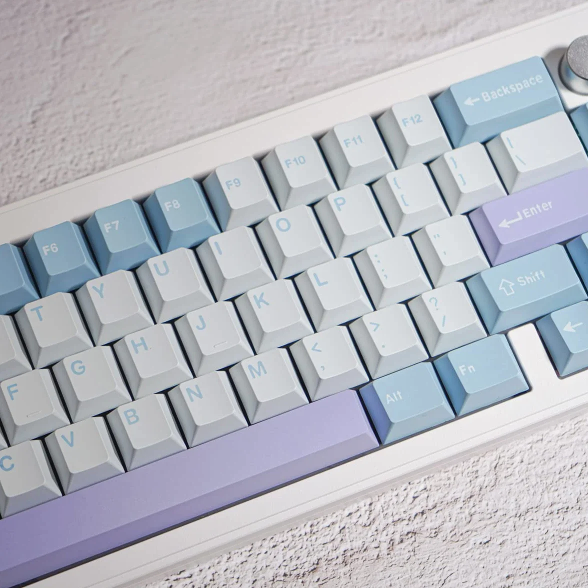 Double Shot Keycaps Cherry Profile Illusion zestaw nasadek klawiszy do przełączników Cherry MX 60% 65% 95% ISO/ANSI klawiatura mechaniczna