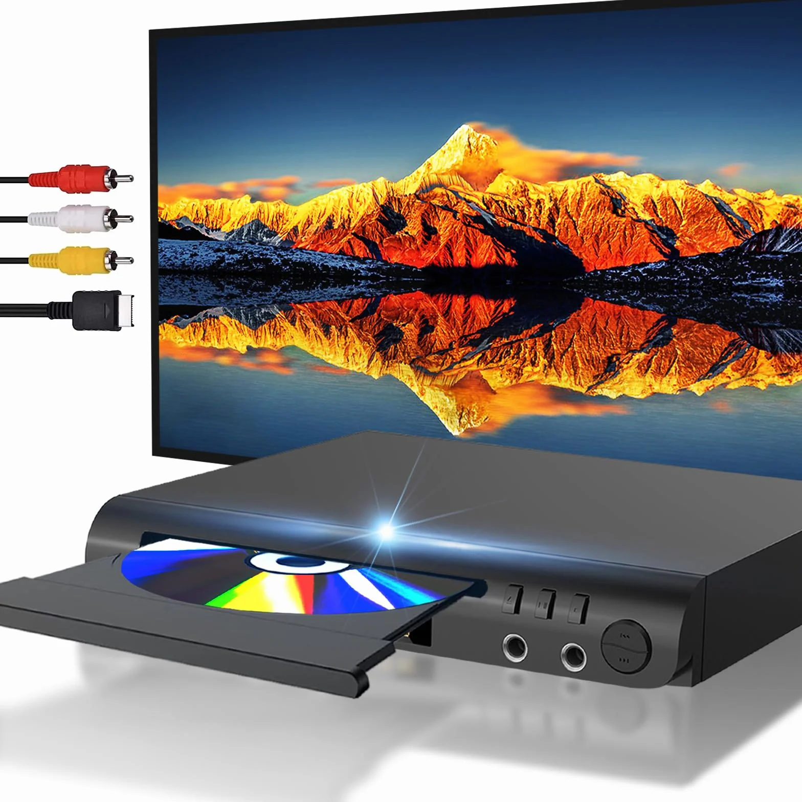 Odtwarzacz DVD 1080P HD HDMI z Karaoke USB PAL/NTSC