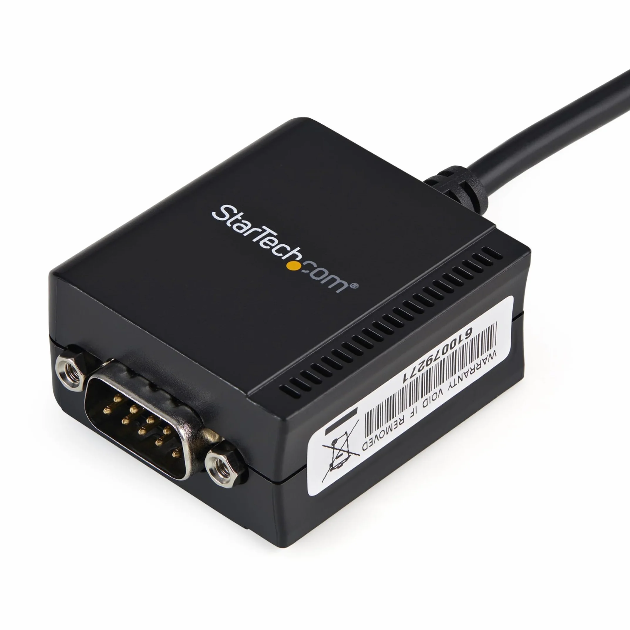 StarTech.com Adapter USB na RS232 DB9 1 port FTDI USB UART czarny