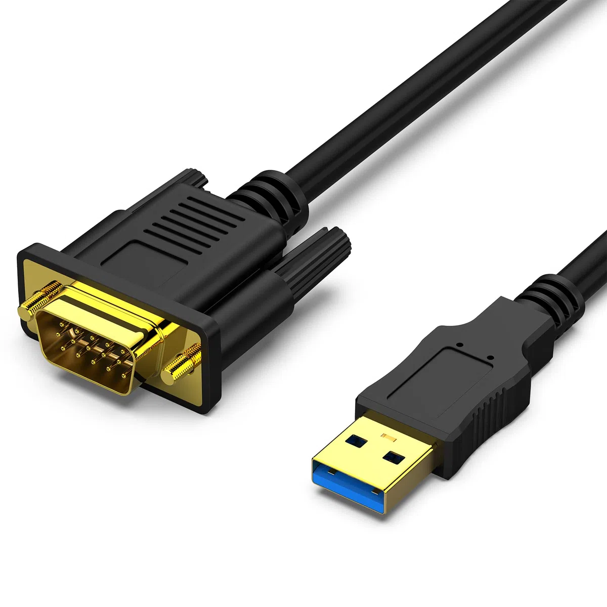 BENFEI Kabel USB 3.0 do VGA 1,8 m męski na męski, do Windows 11, Windows 10, Windows 8.1, Windows 8, Windows 7 (nie dla Mac)