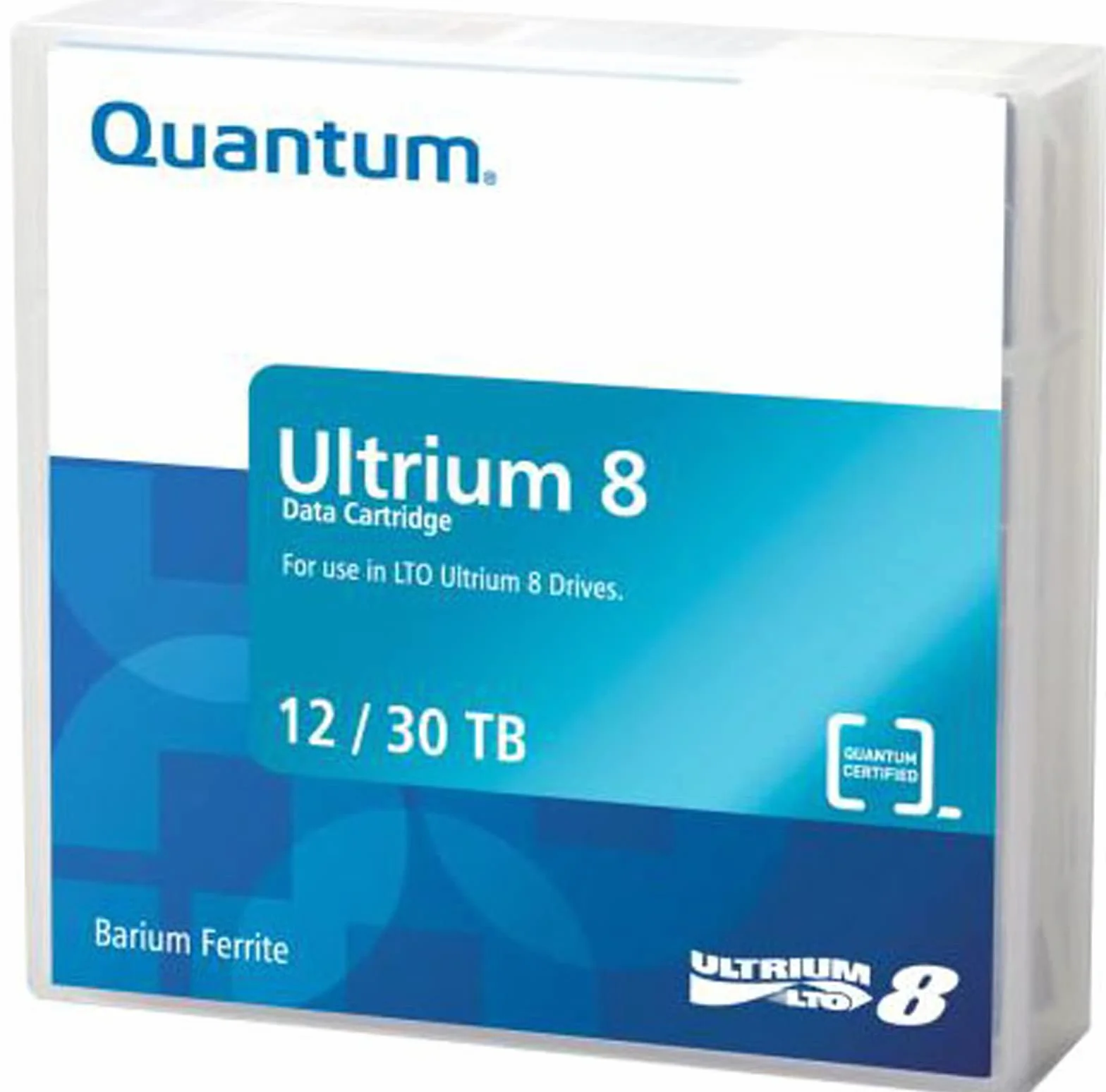 Quantum Ultrium LTO 8 Data Cartridge 12TB Native 30TB Compression
