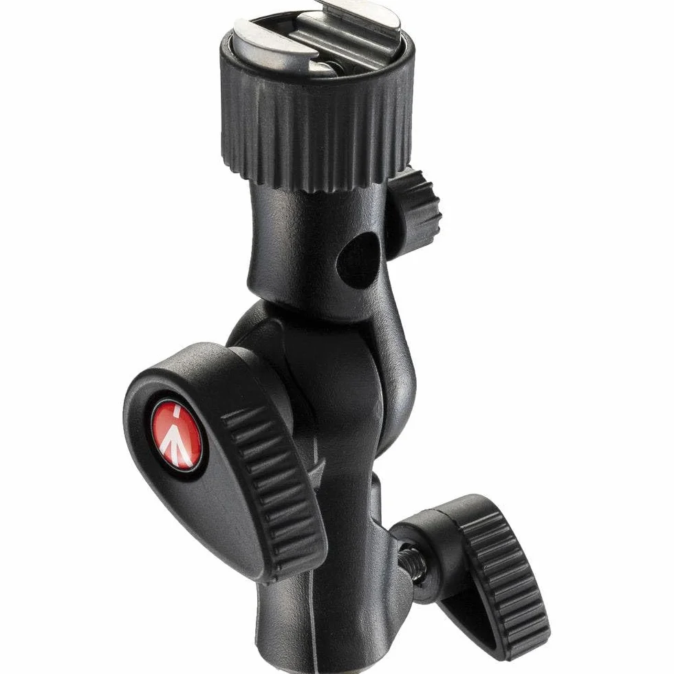 Manfrotto zimne buty przechylona głowa czarna