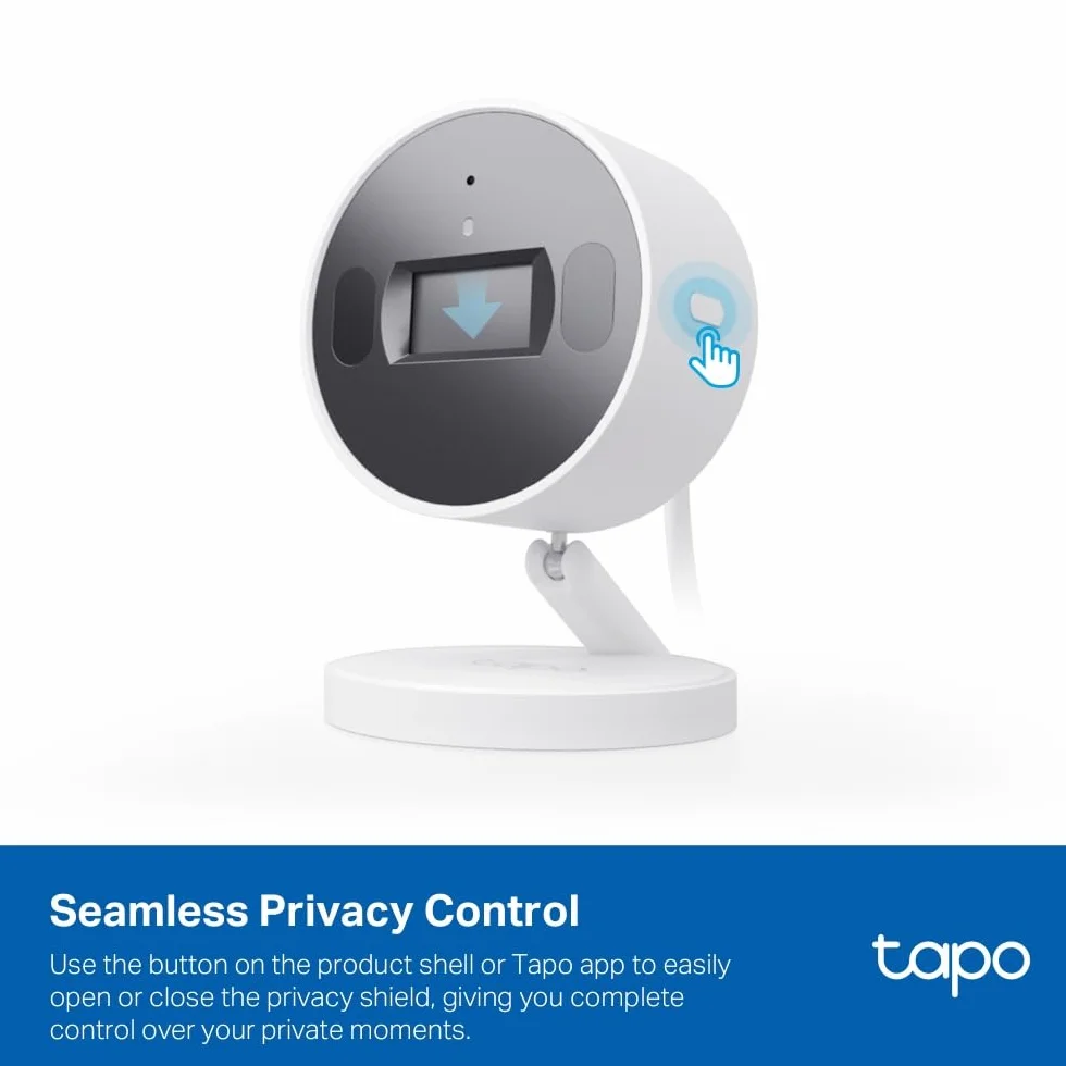 TP-Link Tapo C125 | Kamera Wi-Fi do monitoringu domowego 2K QHD | Wykrywanie ludzi, dźwięku i zwierząt | Tryb prywatności | Dwukierunkowe audio | Kompatybilna z Alexa i Google Home