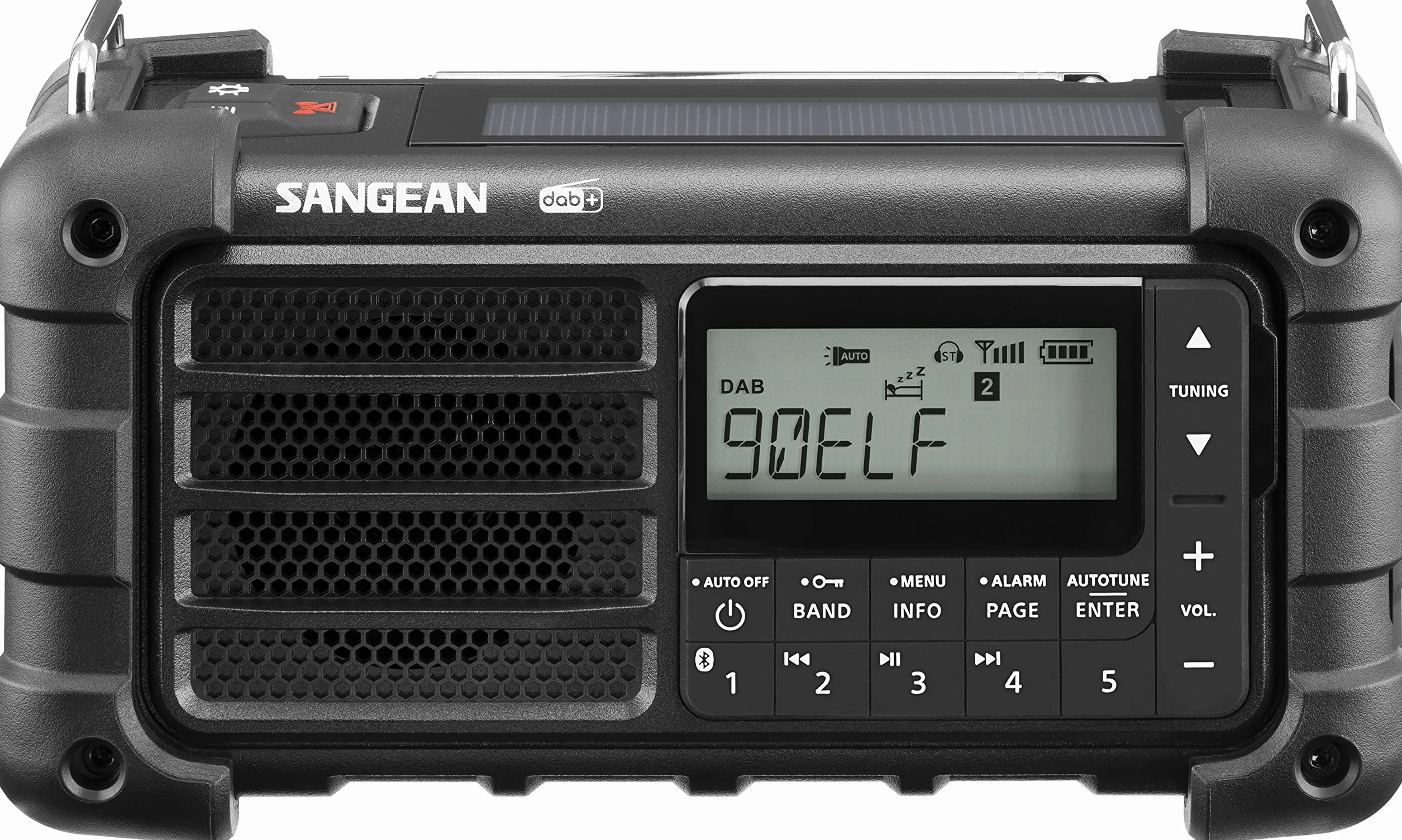 Sangean MMR-99 Radio awaryjne, korba, Solar Czarny z Dab+Med Dab+