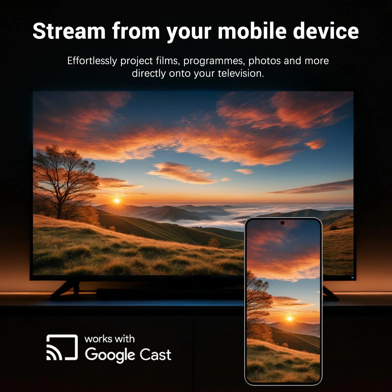 Xiaomi TV Stick 4K (2. generacji), Mi Streaming Stick kompatybilny z Google TV, Google Cast, pilot głosowy, obsługuje Wi-Fi 6, HDR10, Dolby Vision, Dolby Atmos i DTS:X, darmowe kanały