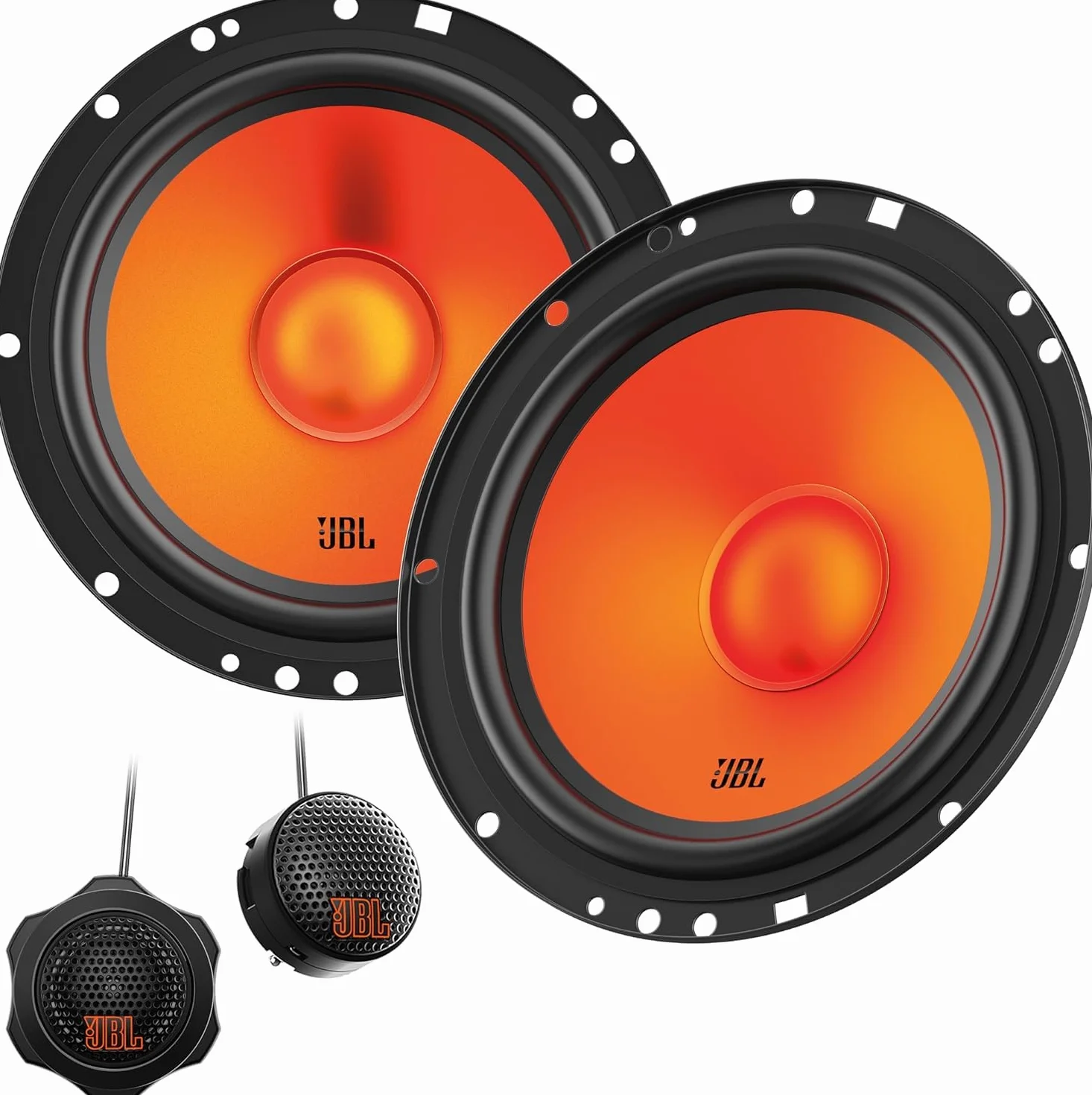 JBL Stage1 GEN2 62CF głośnik samochodowy 165 mm 6,5 cala 80 W RMS 640 W Max zestaw 2 głośników niskotonowych i 2 wysokotonowych