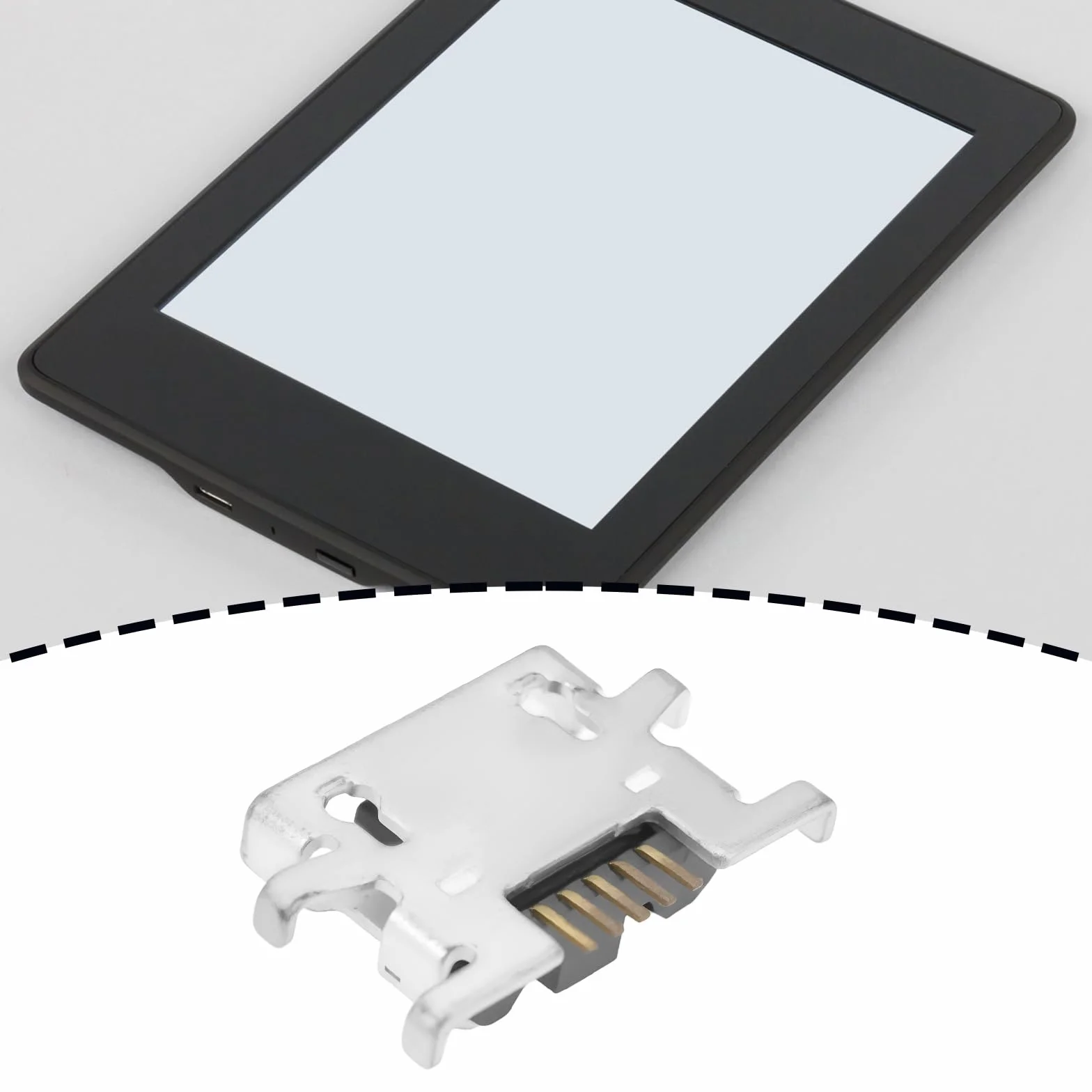 OTOTEC 4 szt. elektroniczne czytanie książek interfejs ładowarki micro USB kompatybilny z Kindle Paperwhite DP75SDI