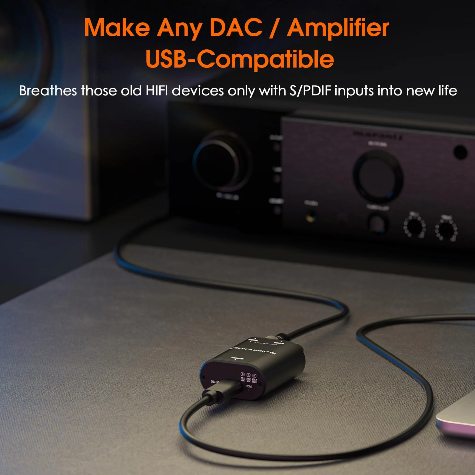 Nobsound Mini USB do SPDIF Konwerter Sygnałowy Interfejs Audio Koastalny / Optyczny PCM / Dolby AC3 / DTS 24bit / 192kHz PNP Podłącz i Używaj